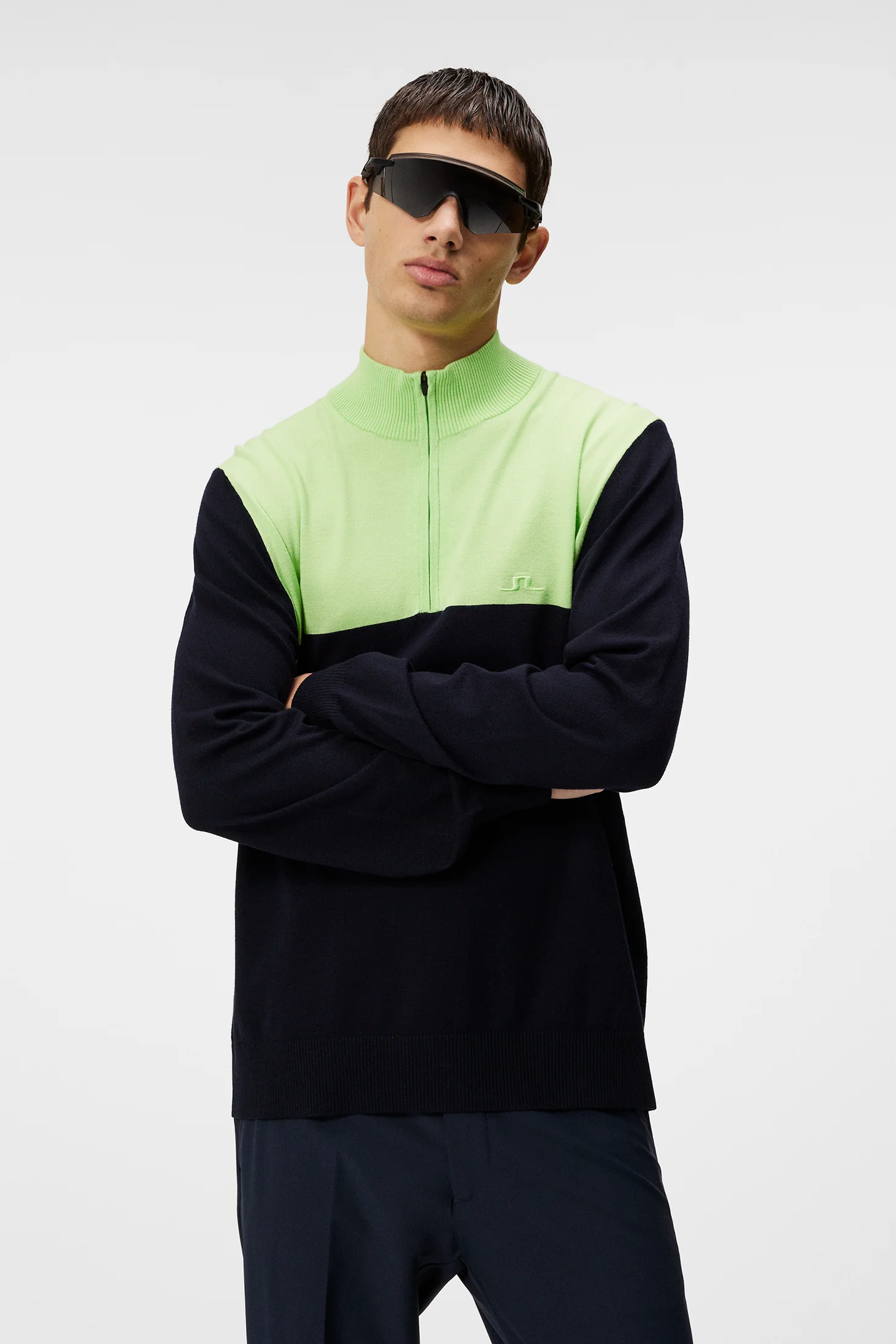 Jeff Knitted Sweater / JL Navy - Image 3