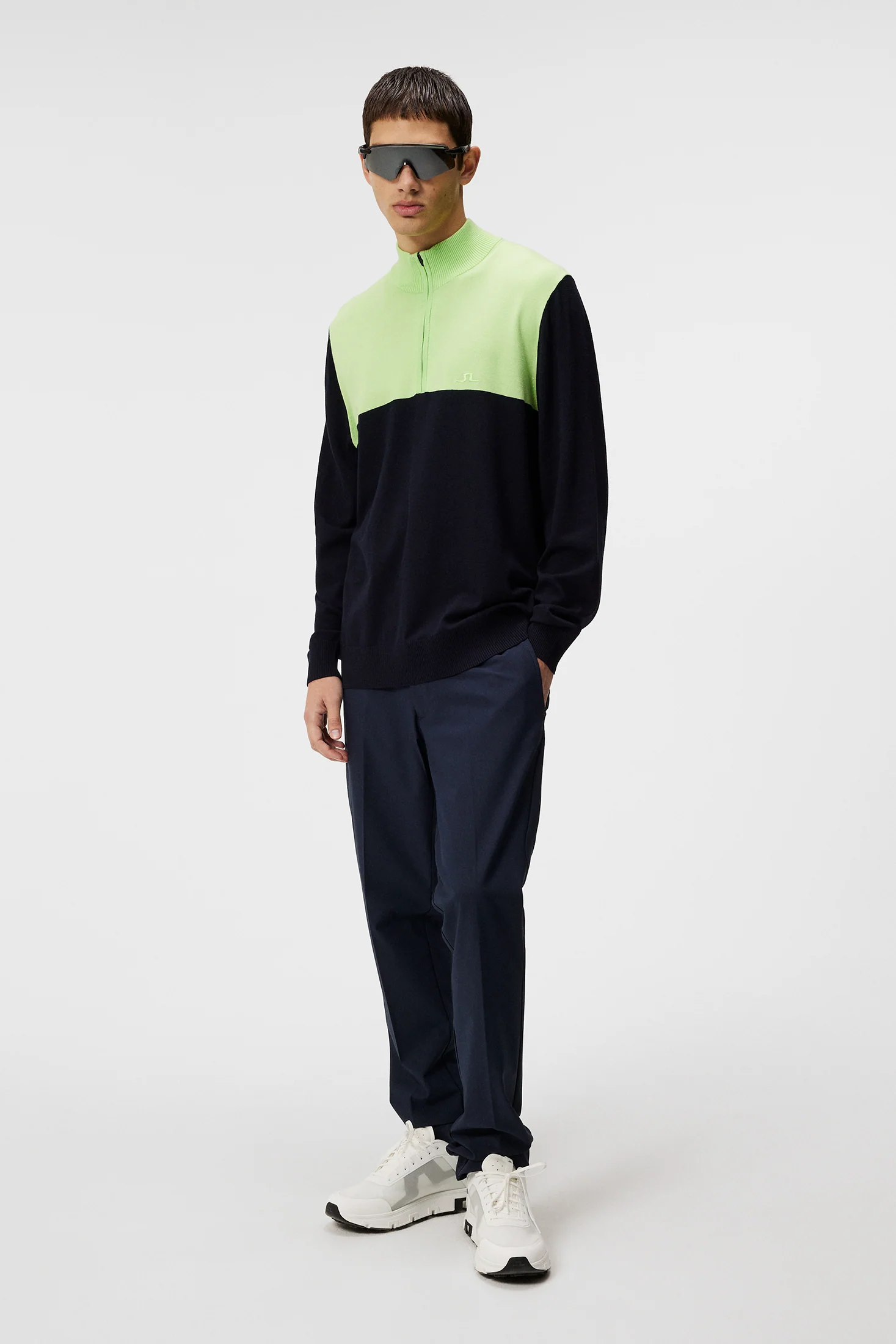 Jeff Knitted Sweater / JL Navy - Image 5
