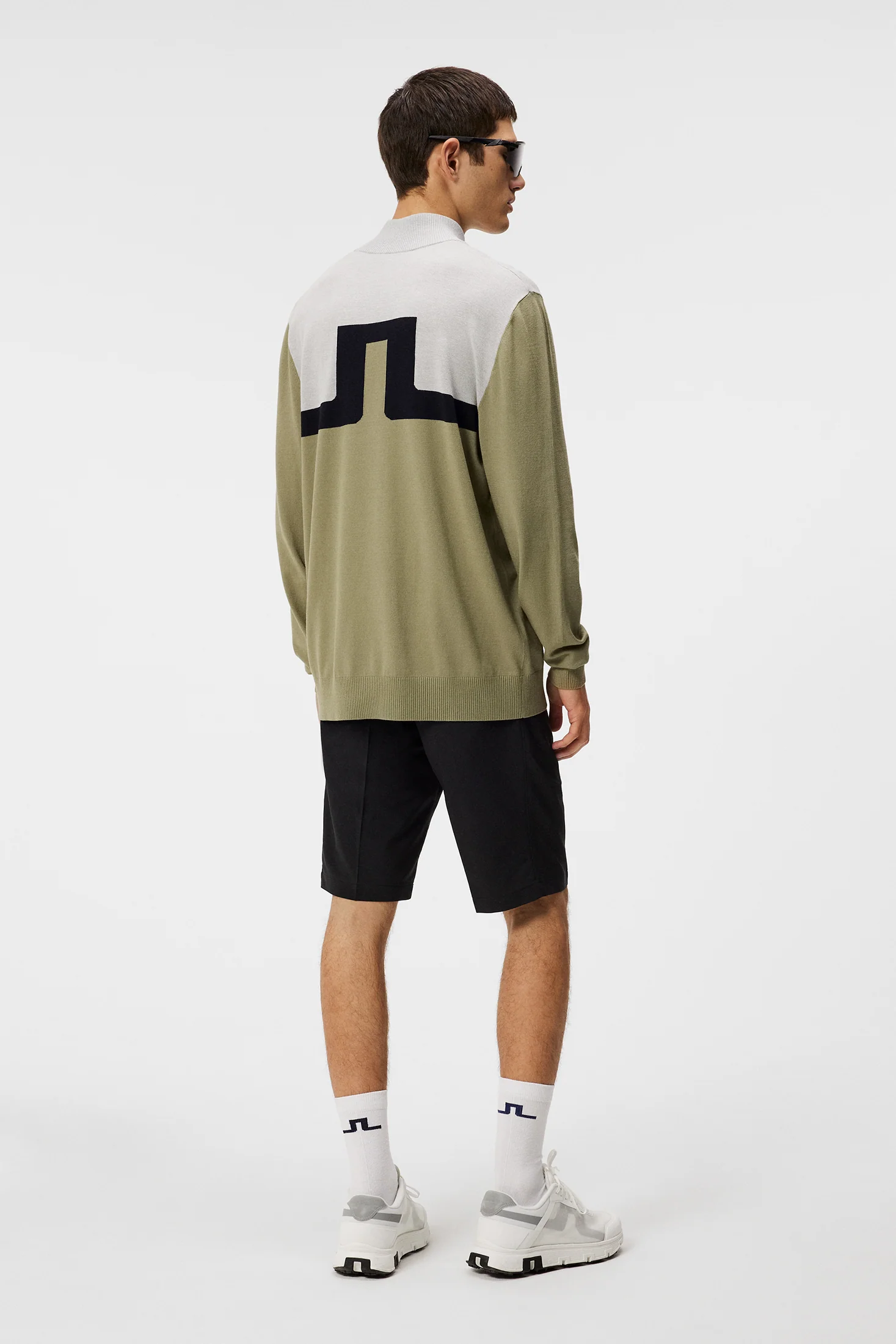 Jeff Knitted Sweater / Oil Green - Image 4
