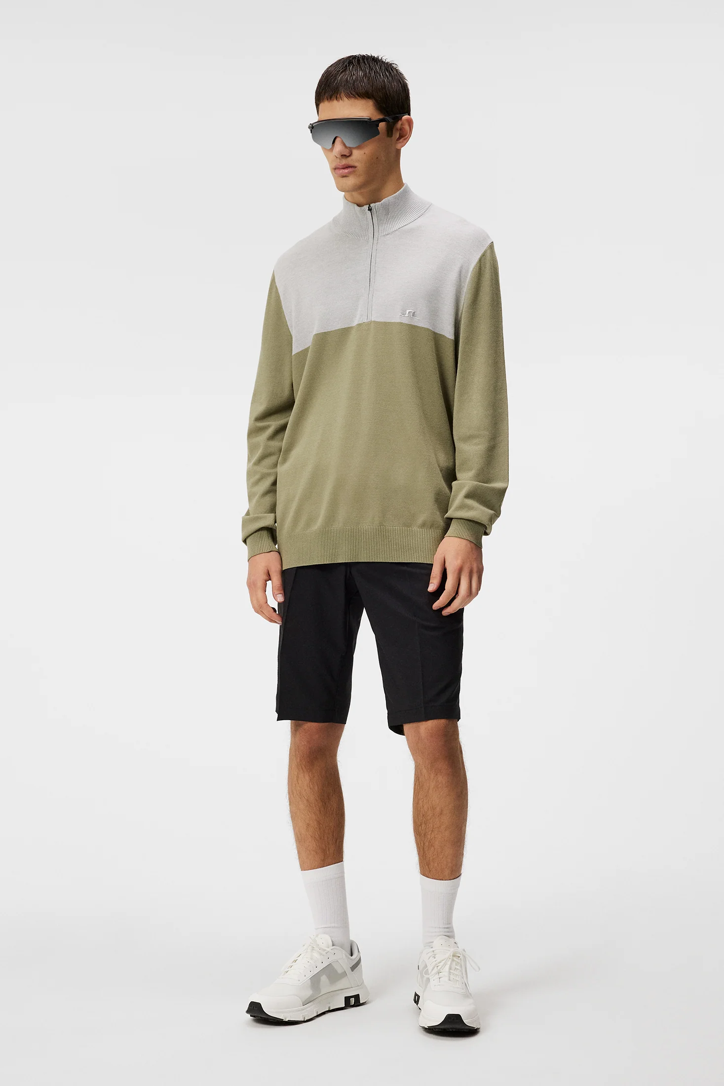 Jeff Knitted Sweater / Oil Green - Image 5