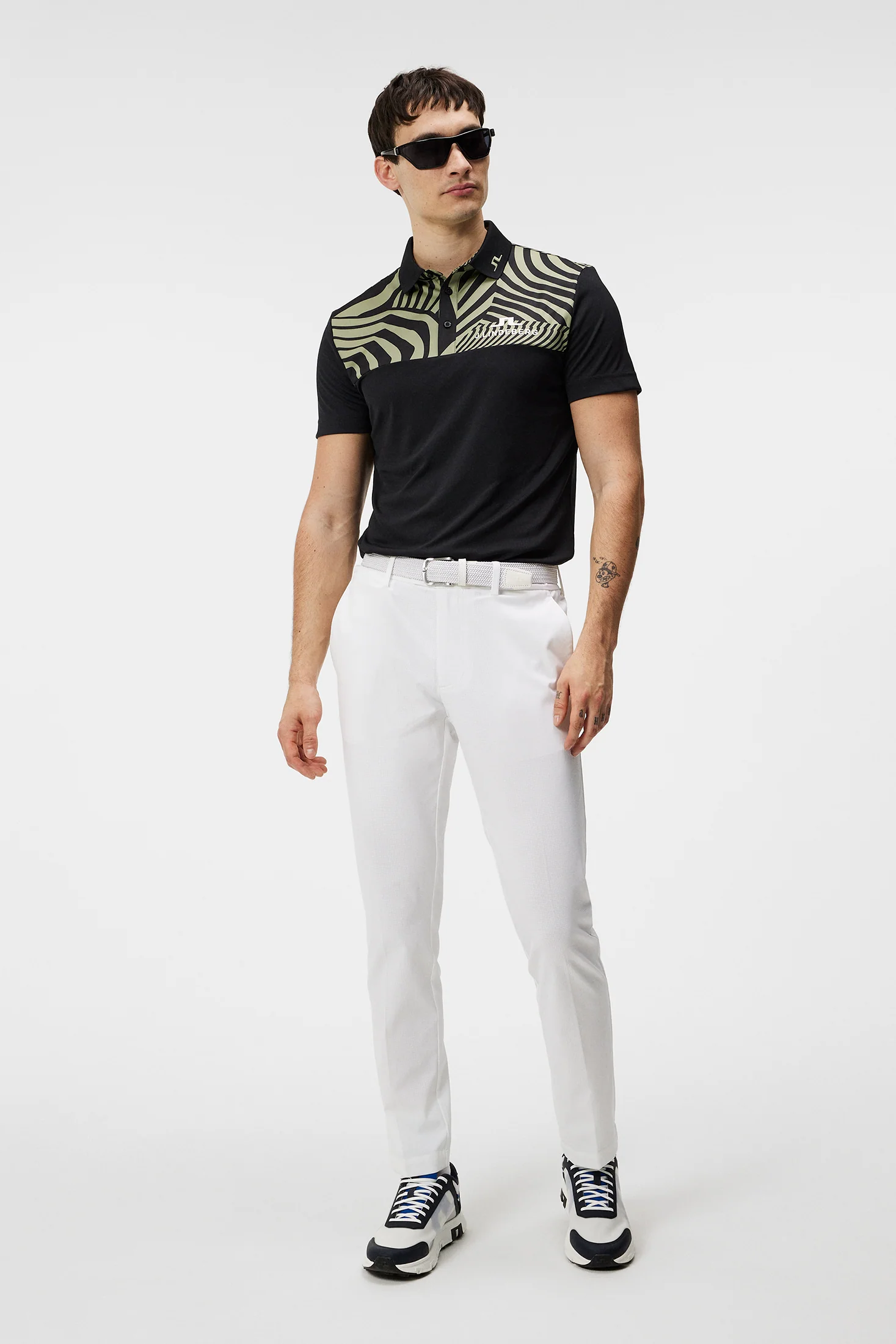 Jeff Tour Golf Polo / Black - Image 5