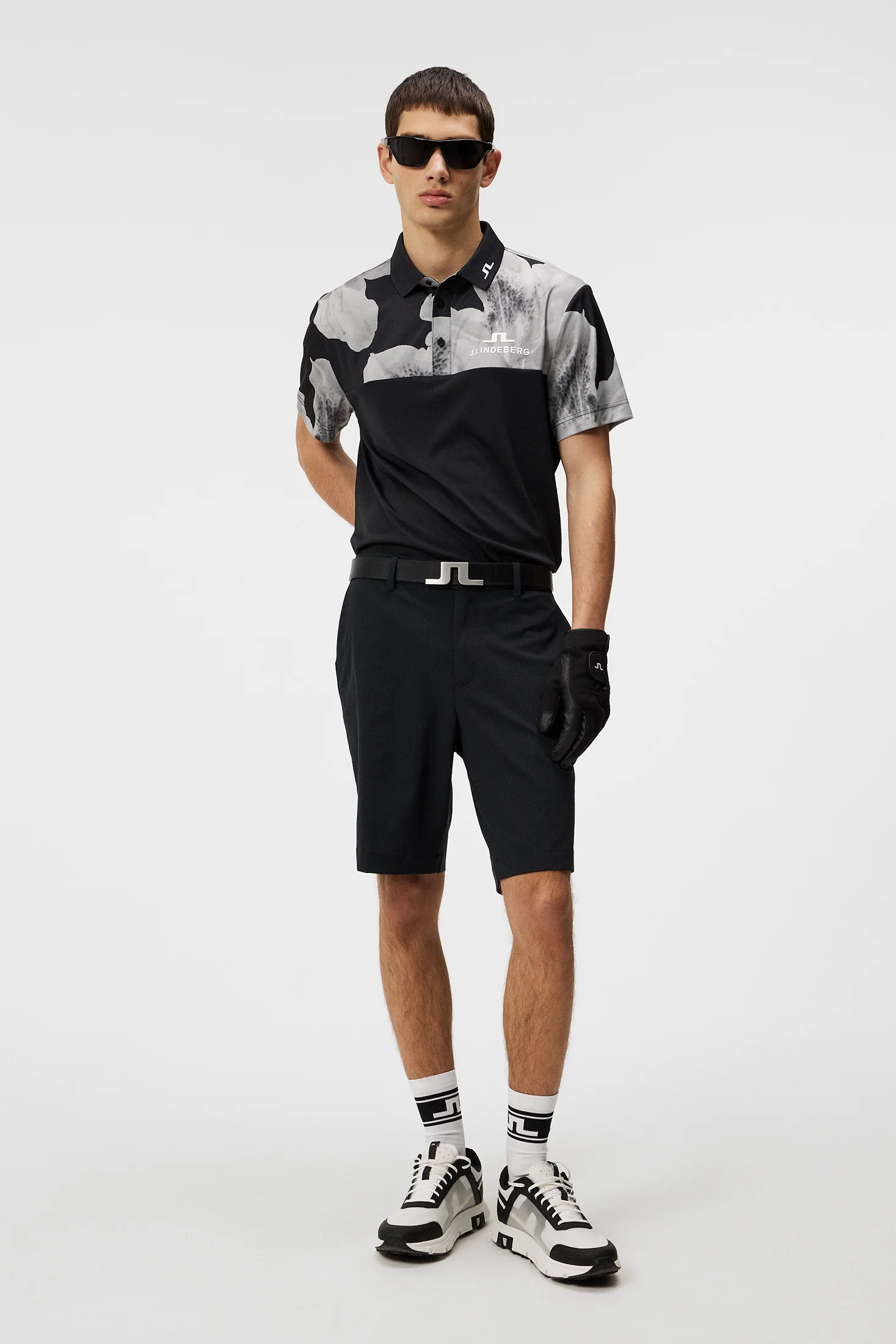 Jeff Tour Golf Polo / Black - Image 5