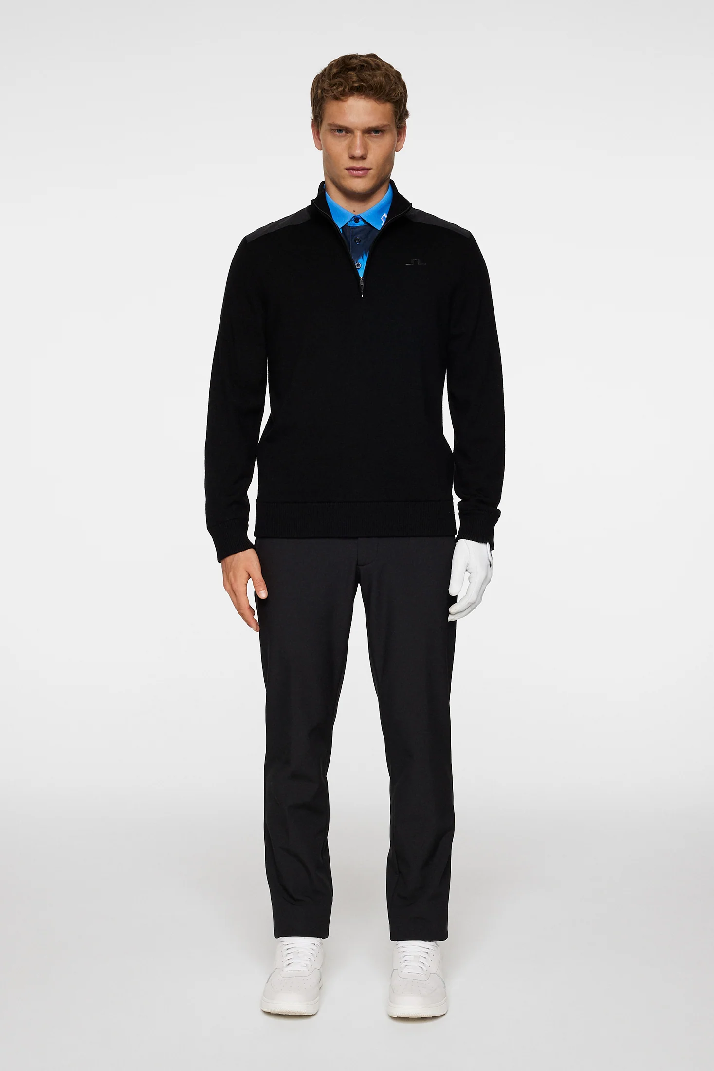 Jeffrey Windbreaker Sweater / Black - Image 4