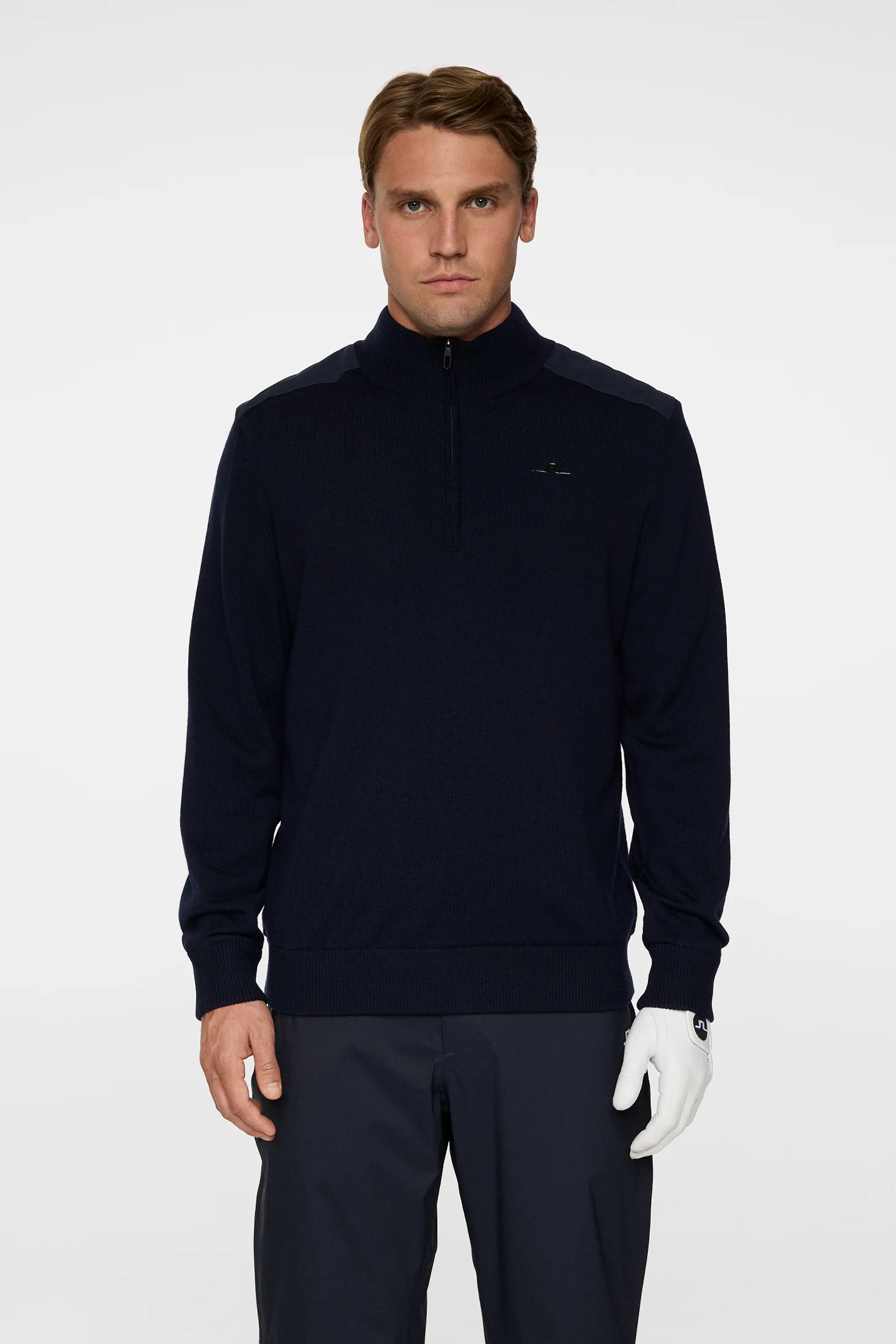 Jeffrey Windbreaker Sweater / JL Navy - Image 2