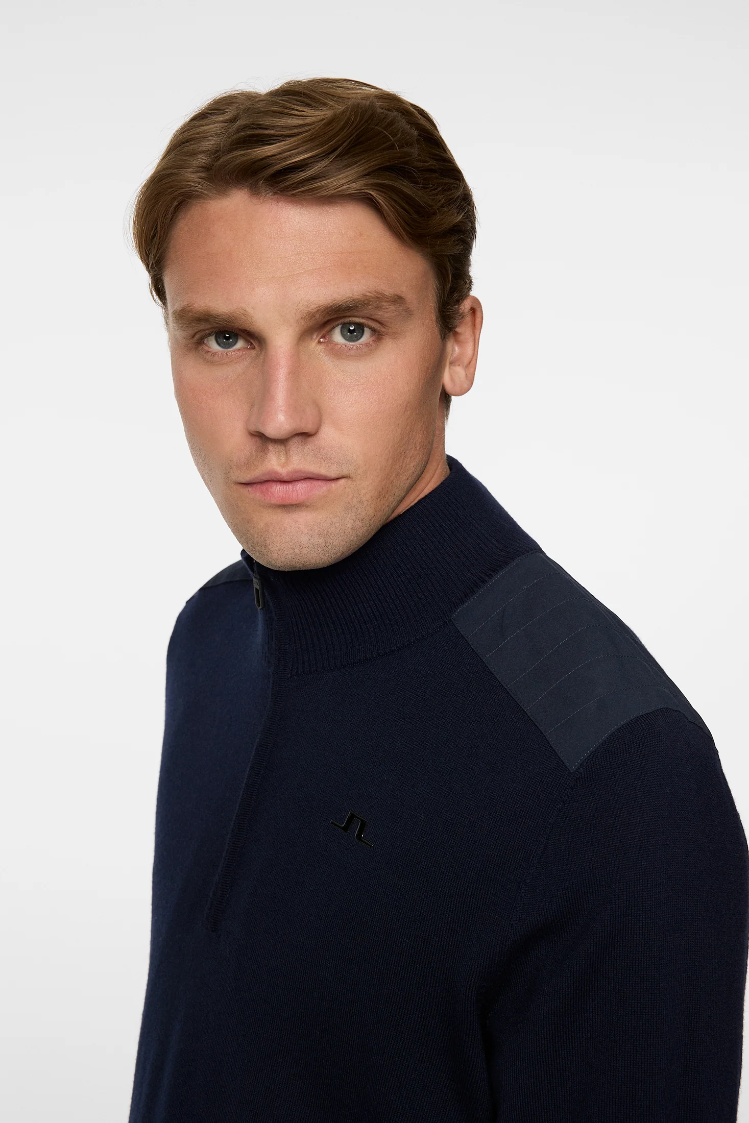 Jeffrey Windbreaker Sweater / JL Navy - Image 5