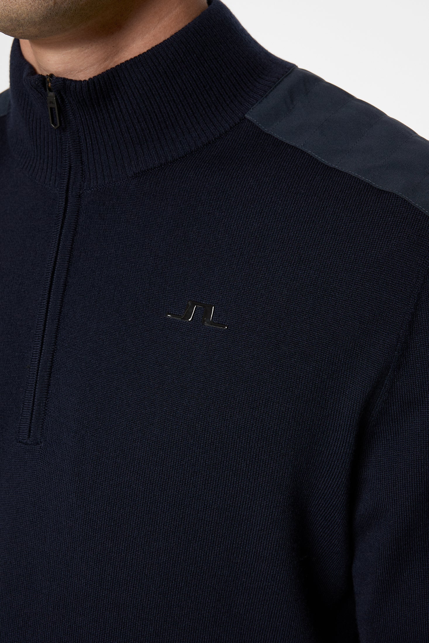 Jeffrey Windbreaker Sweater / JL Navy - Image 6