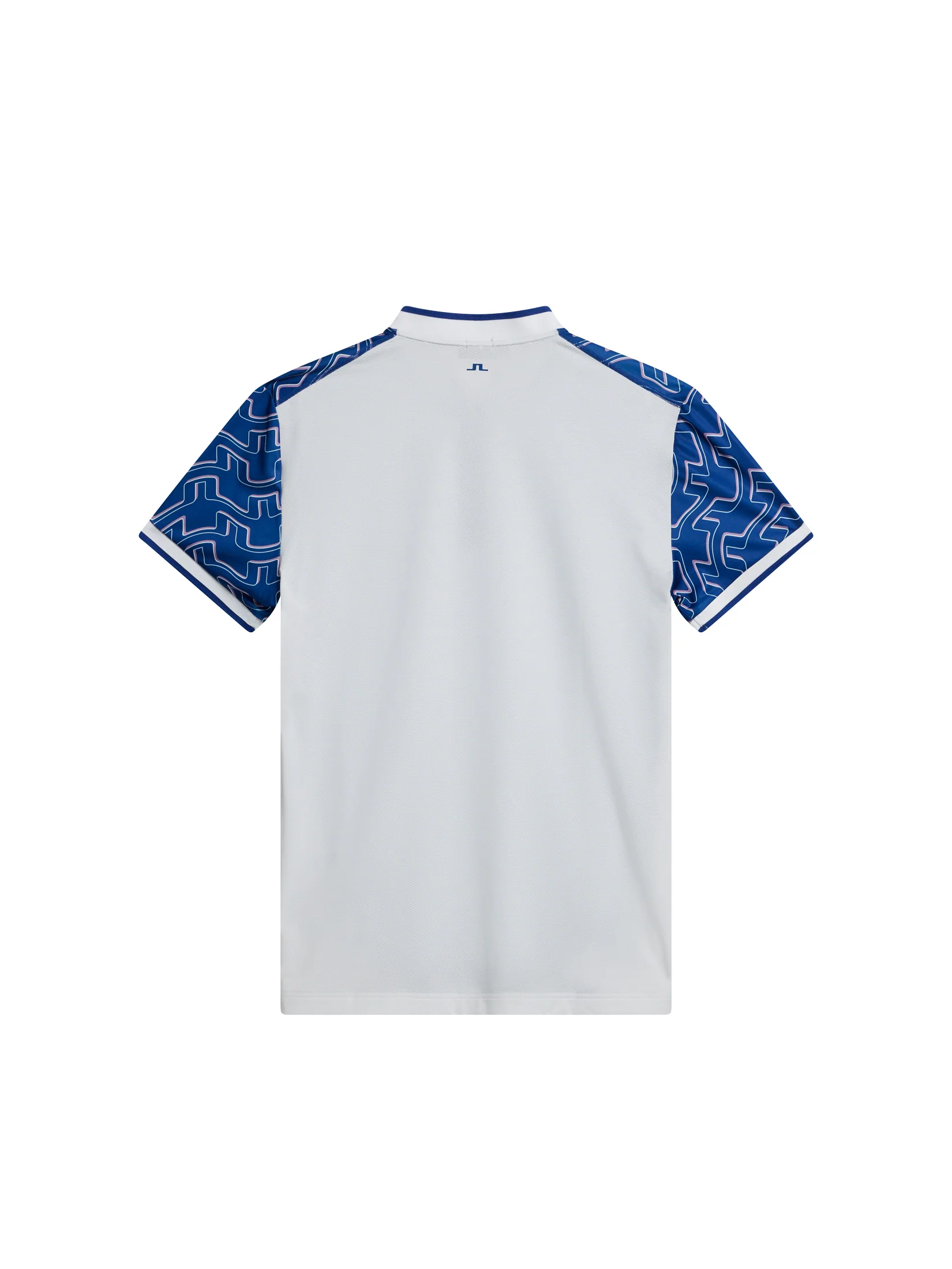Jensen Print Reg Fit Polo / Outline Bridge Wave Blue - Image 2