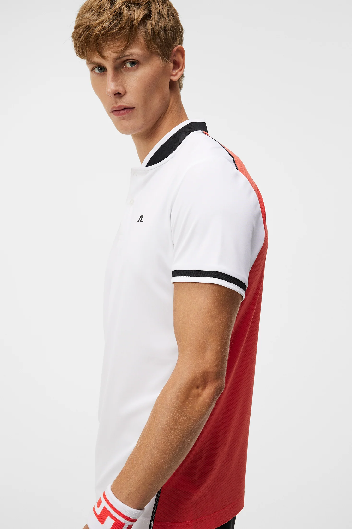 Jensen Regular Fit Polo / Hot Coral - Image 5