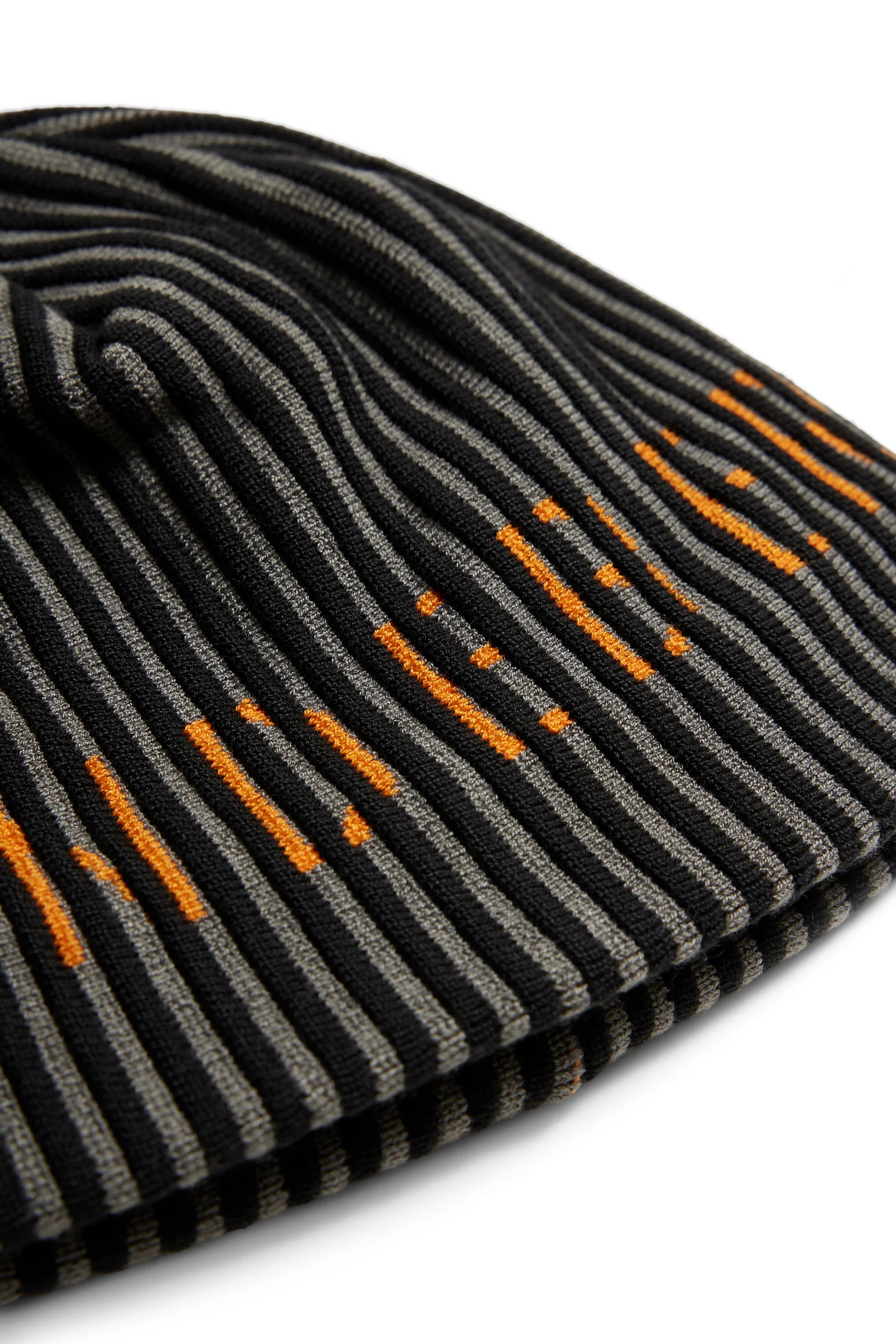 Jesper Rib Beanie / Black - Image 4