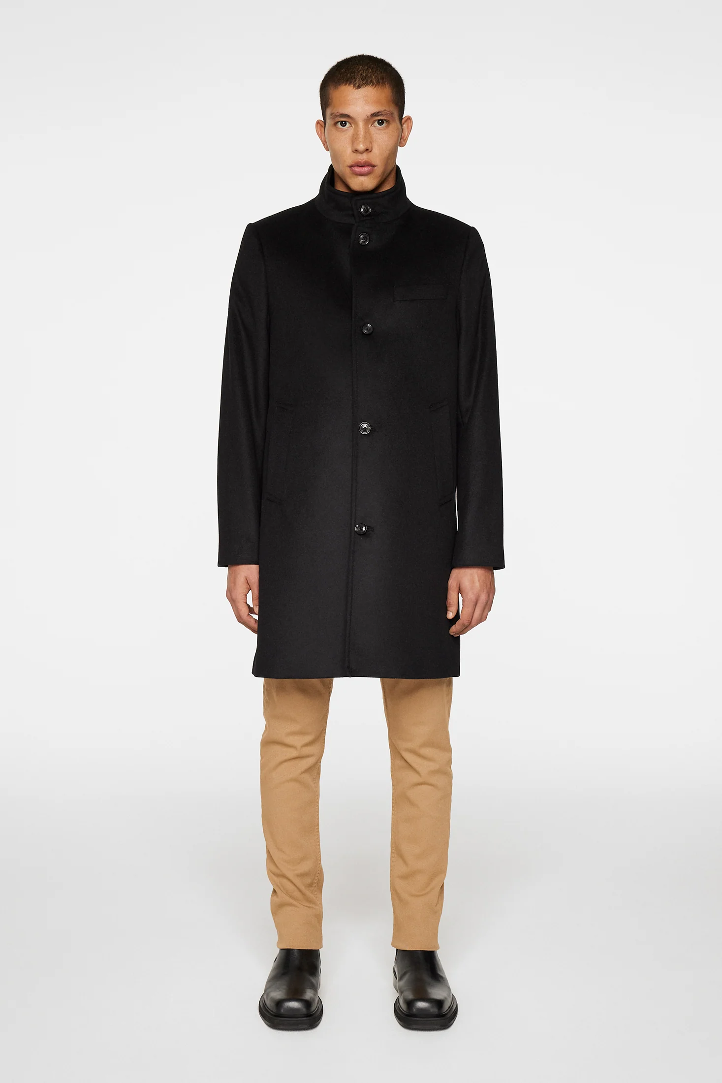 Jesse Melton Cashmere coat / Black - Image 4