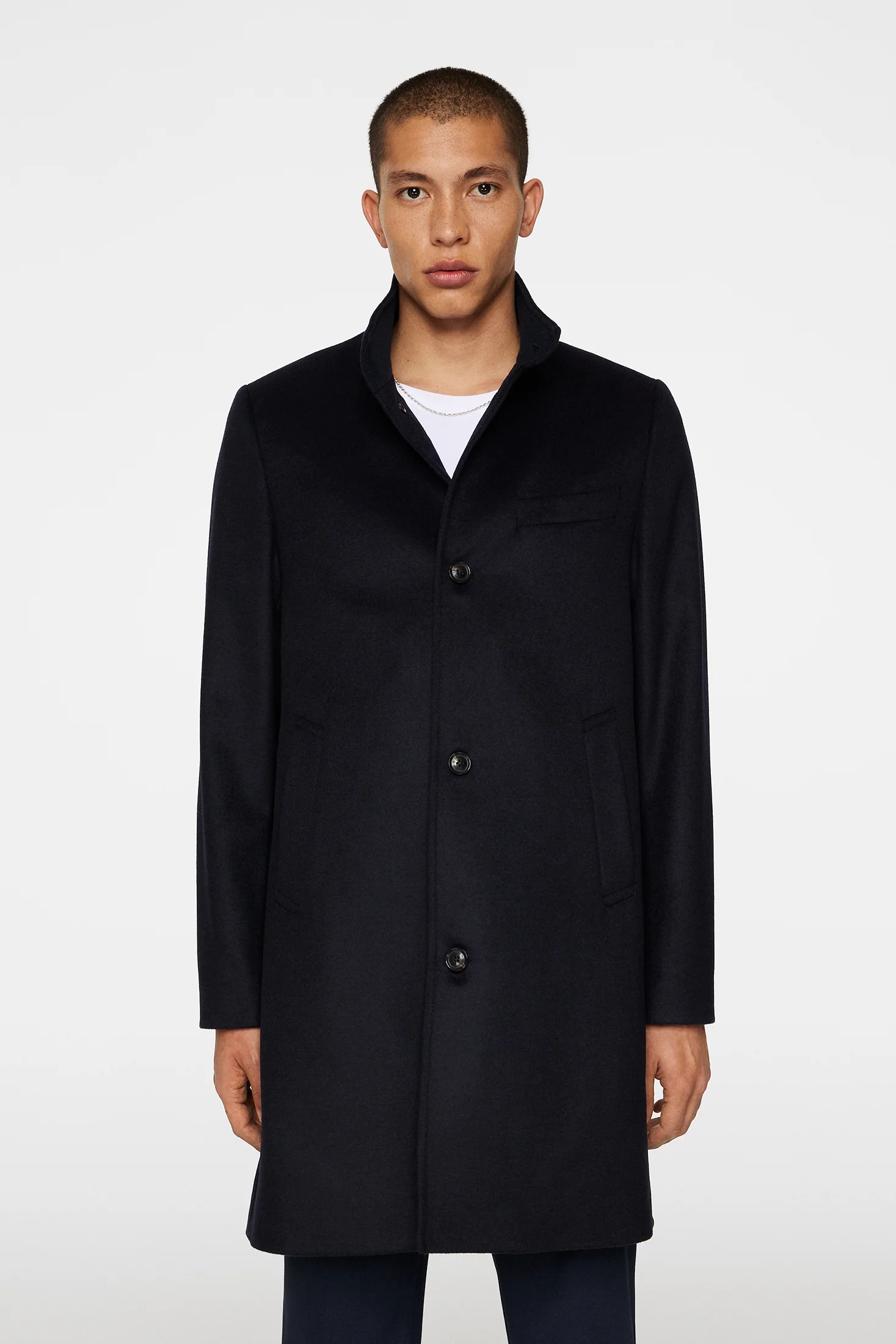 Jesse Melton Cashmere coat / JL Navy - Image 2