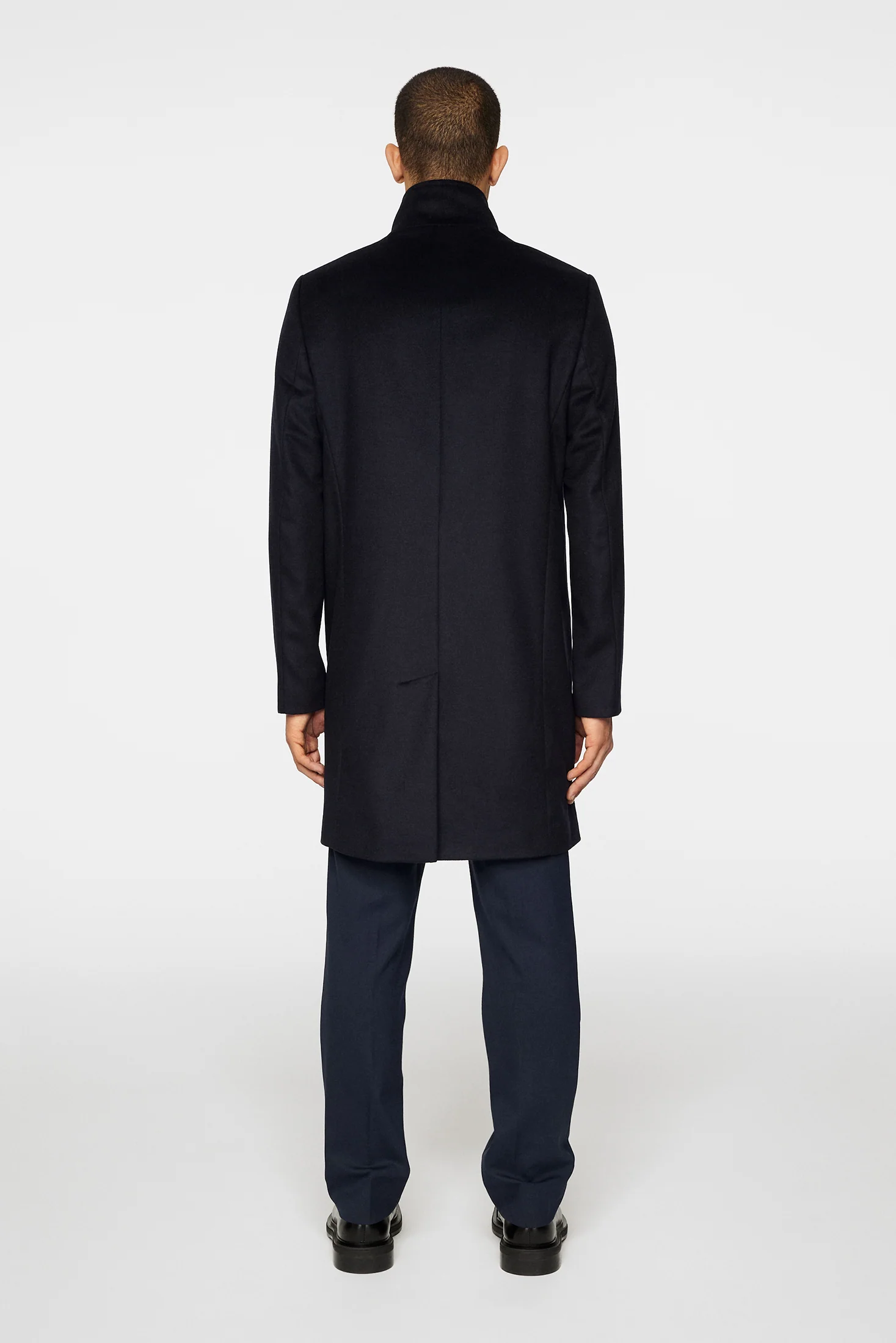 Jesse Melton Cashmere coat / JL Navy - Image 3