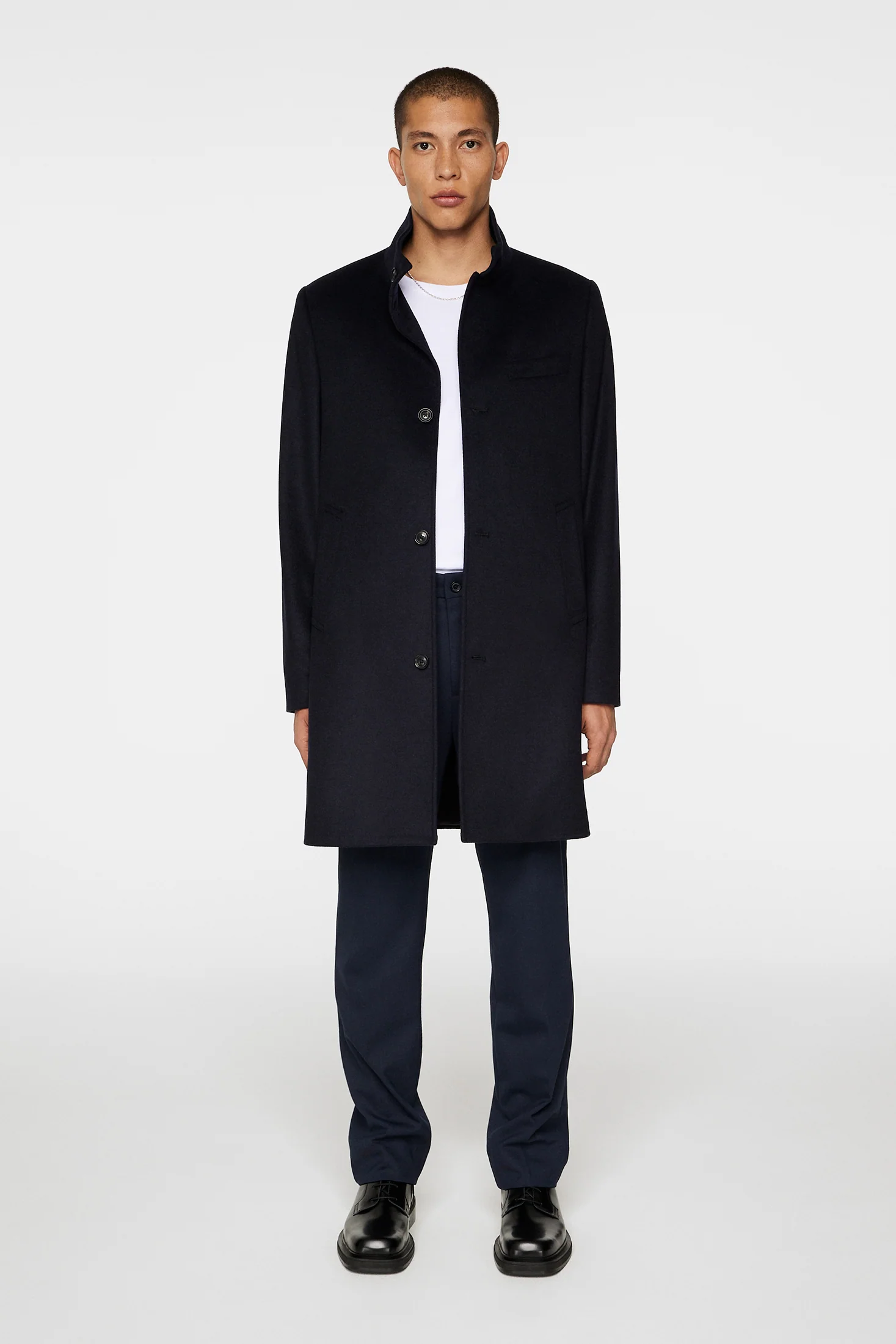 Jesse Melton Cashmere coat / JL Navy - Image 4