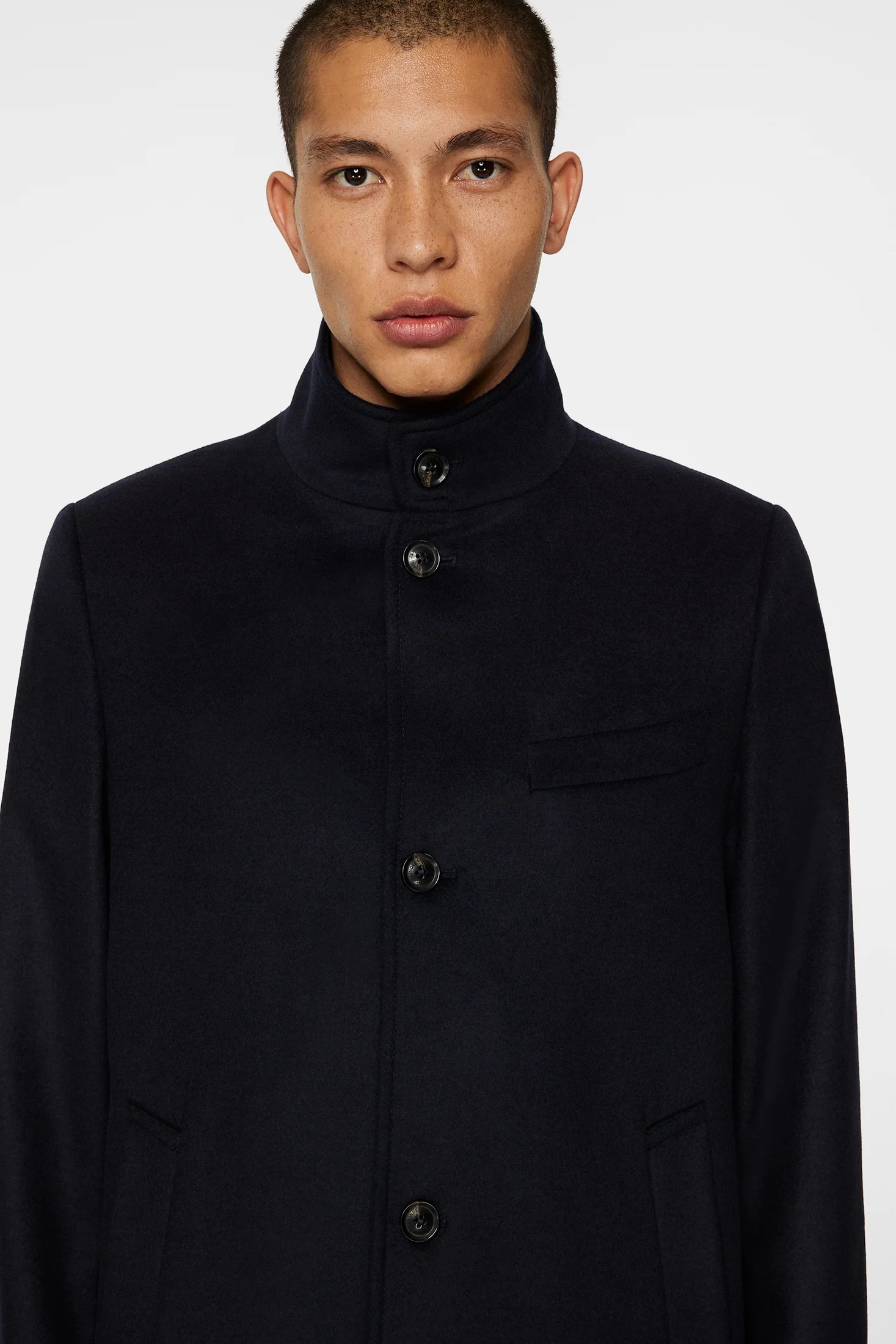Jesse Melton Cashmere coat / JL Navy - Image 5