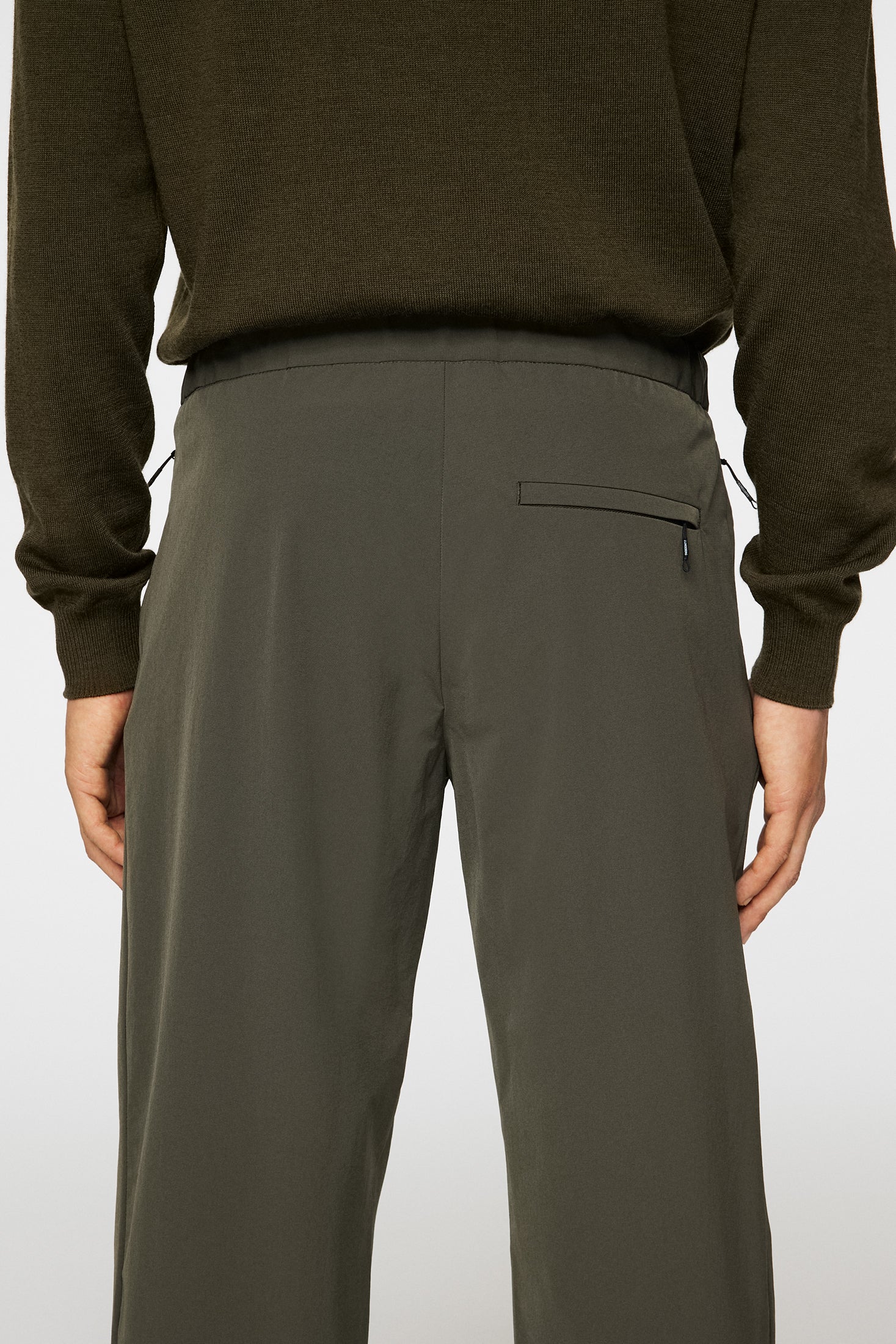 Jin DS Pleated Pants / Forest Green - Image 6