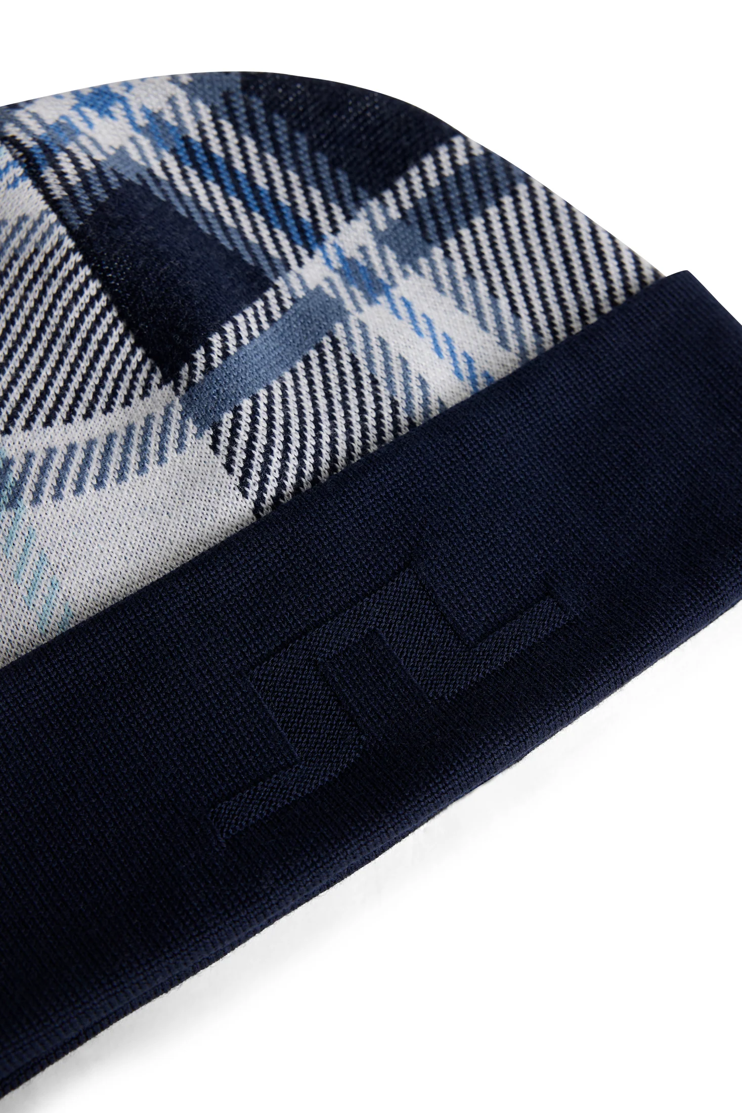 Jive Wool Beanie DPWT / Tartan Navy - Image 4