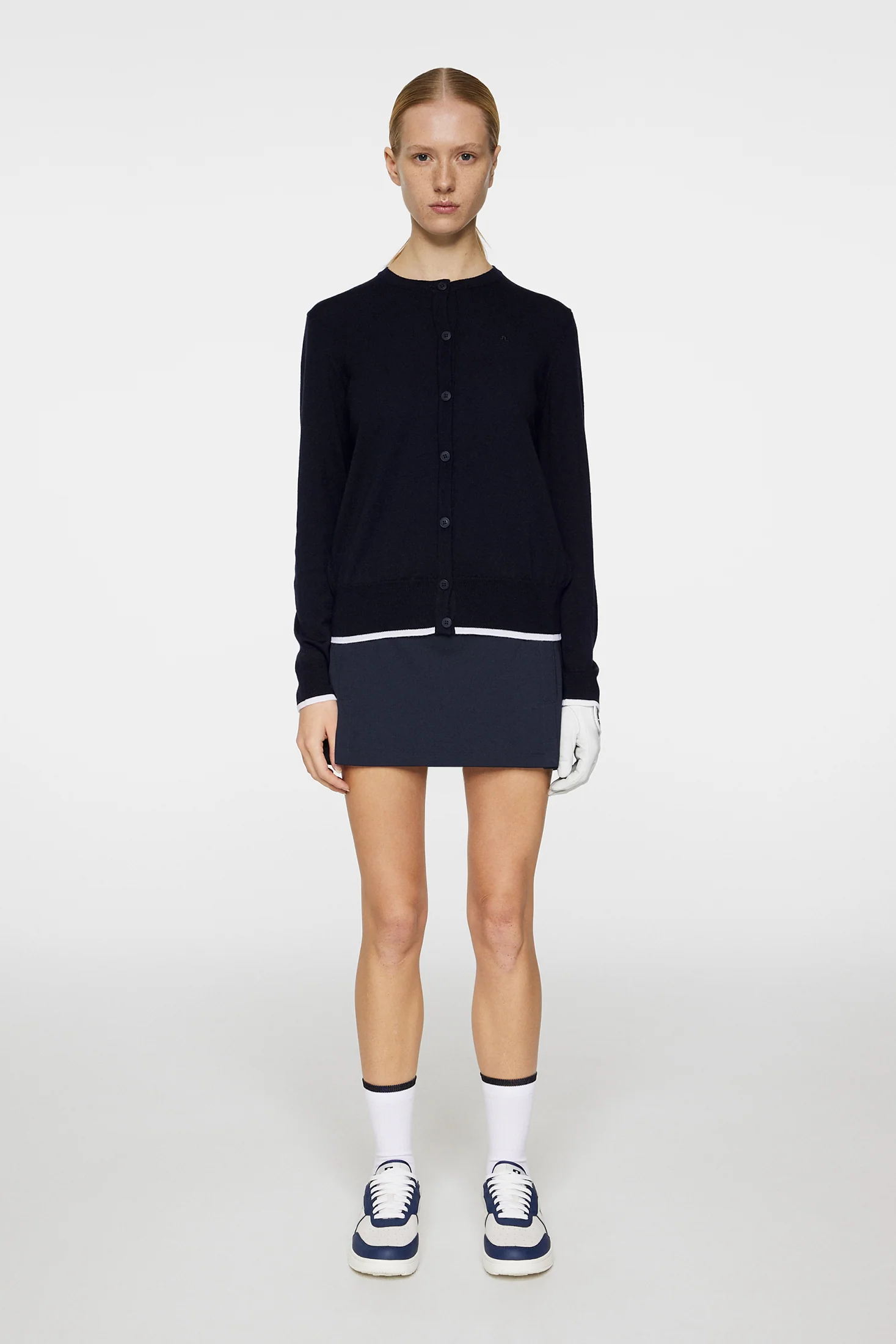 Joanna Knitted Cardigan / JL Navy - Image 4