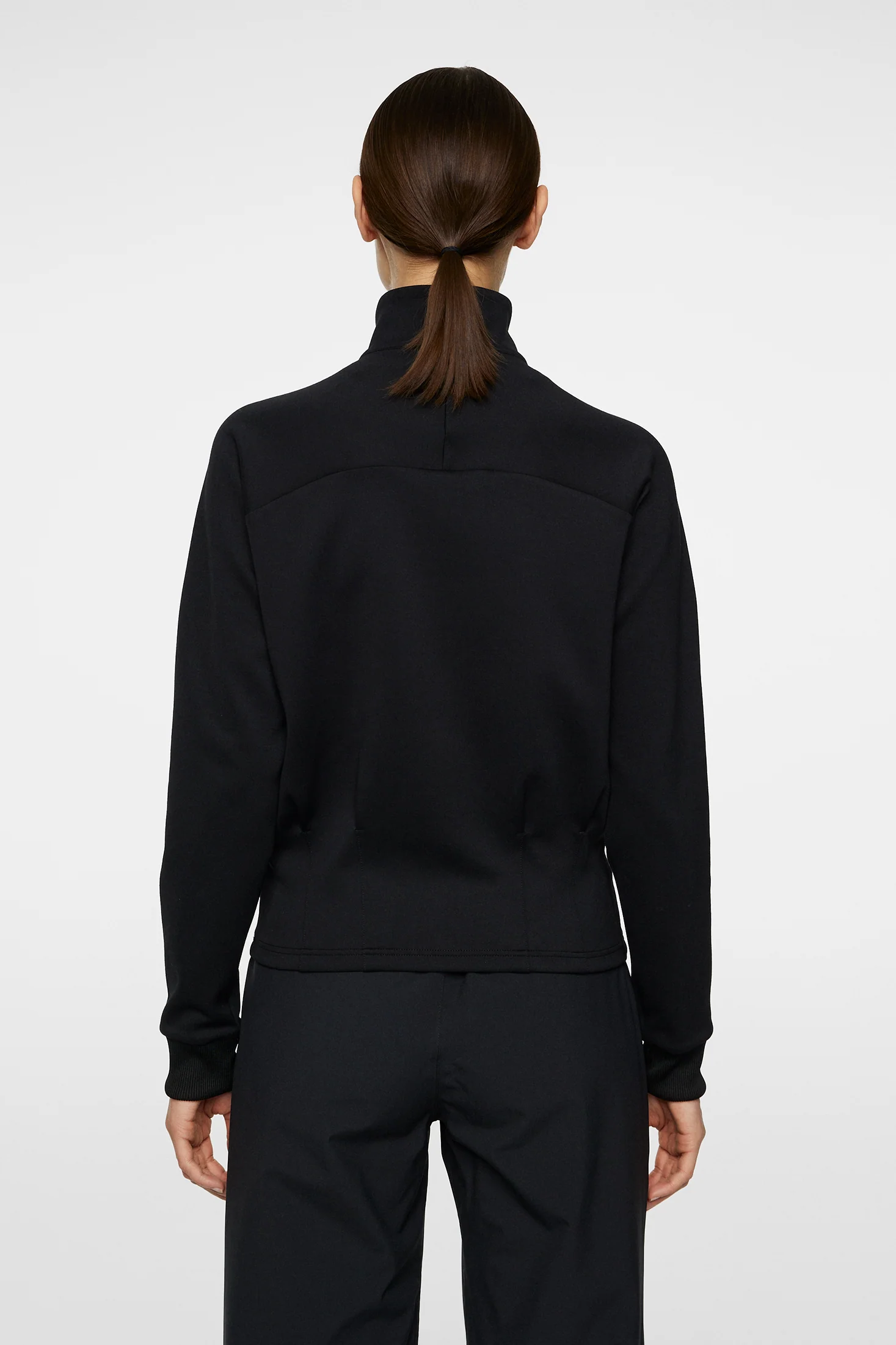 Jodi Quarter Zip Sweatshirt / Black - Image 3