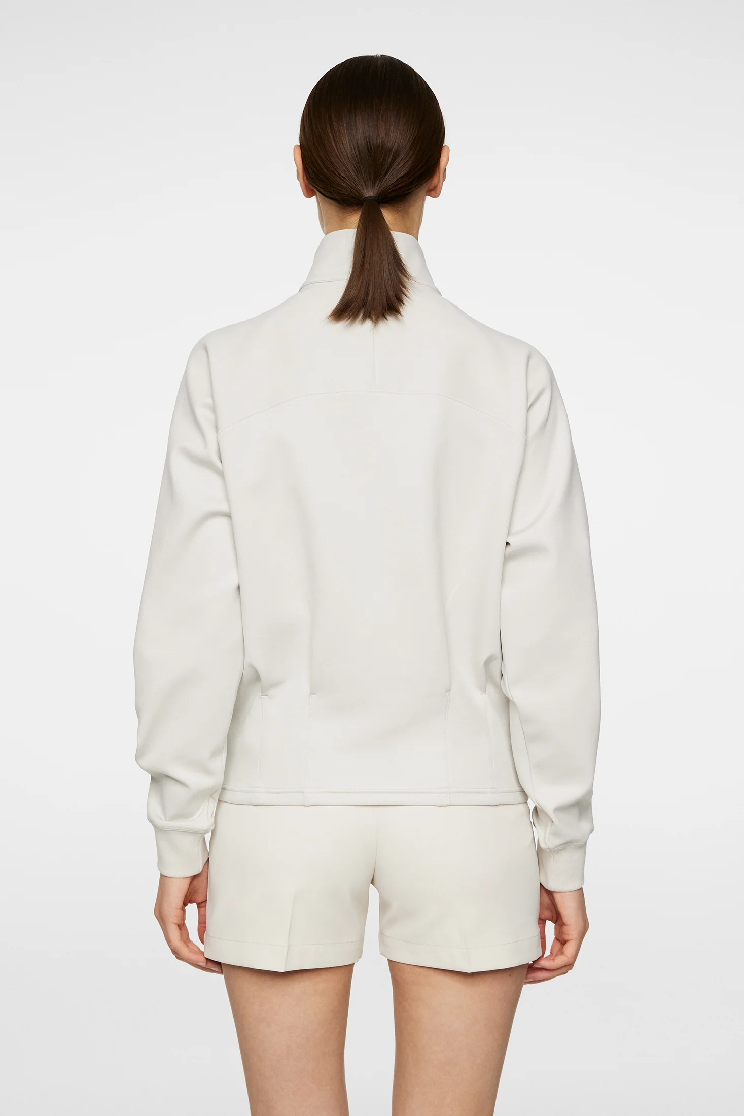 Jodi Quarter Zip Sweatshirt / Moonbeam - Image 3