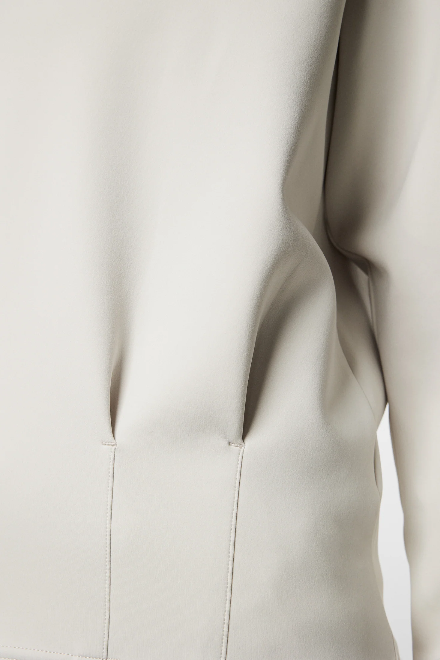 Jodi Quarter Zip Sweatshirt / Moonbeam - Image 7