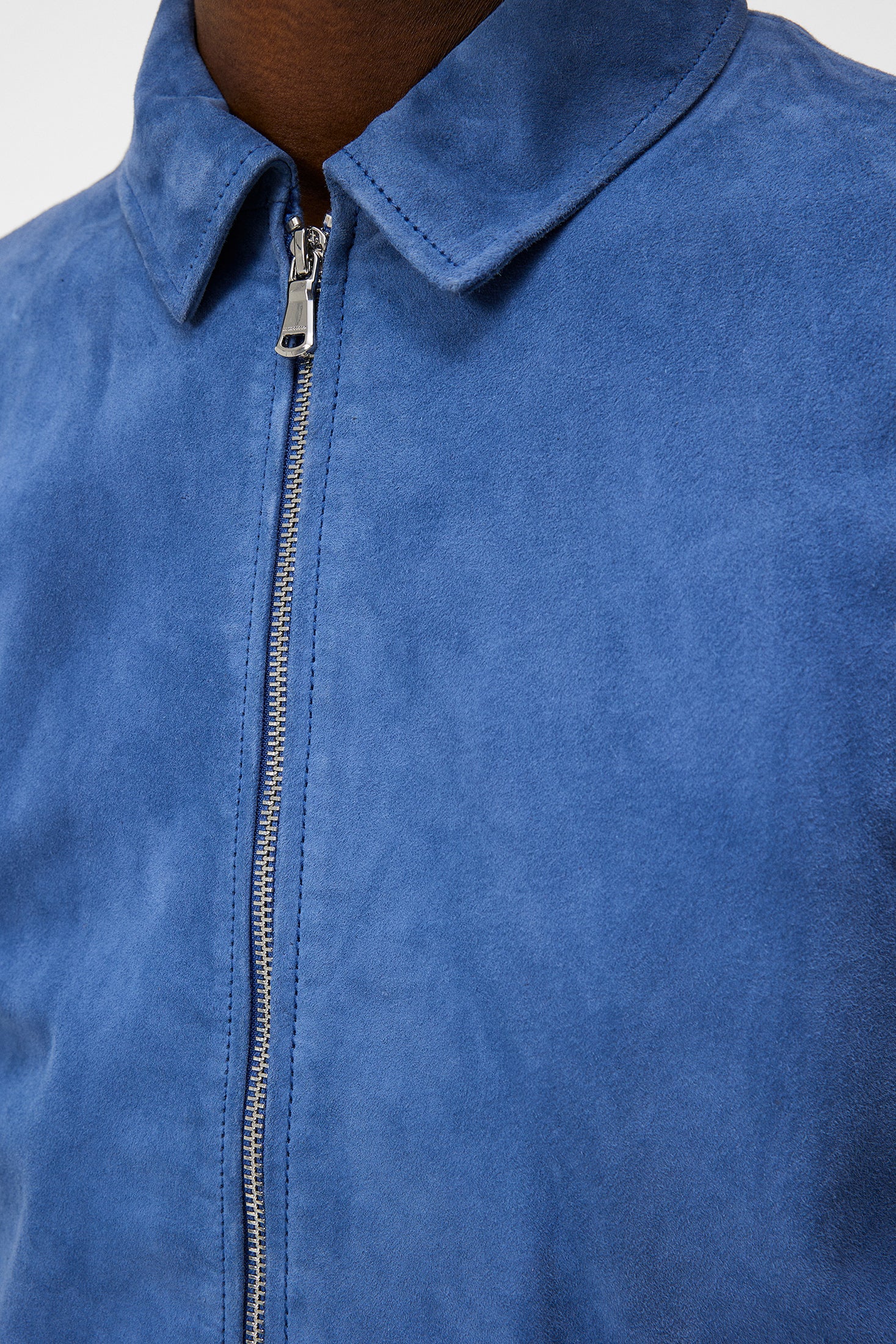 Jonah WR Suede Overshirt / Bijou Blue - Image 6