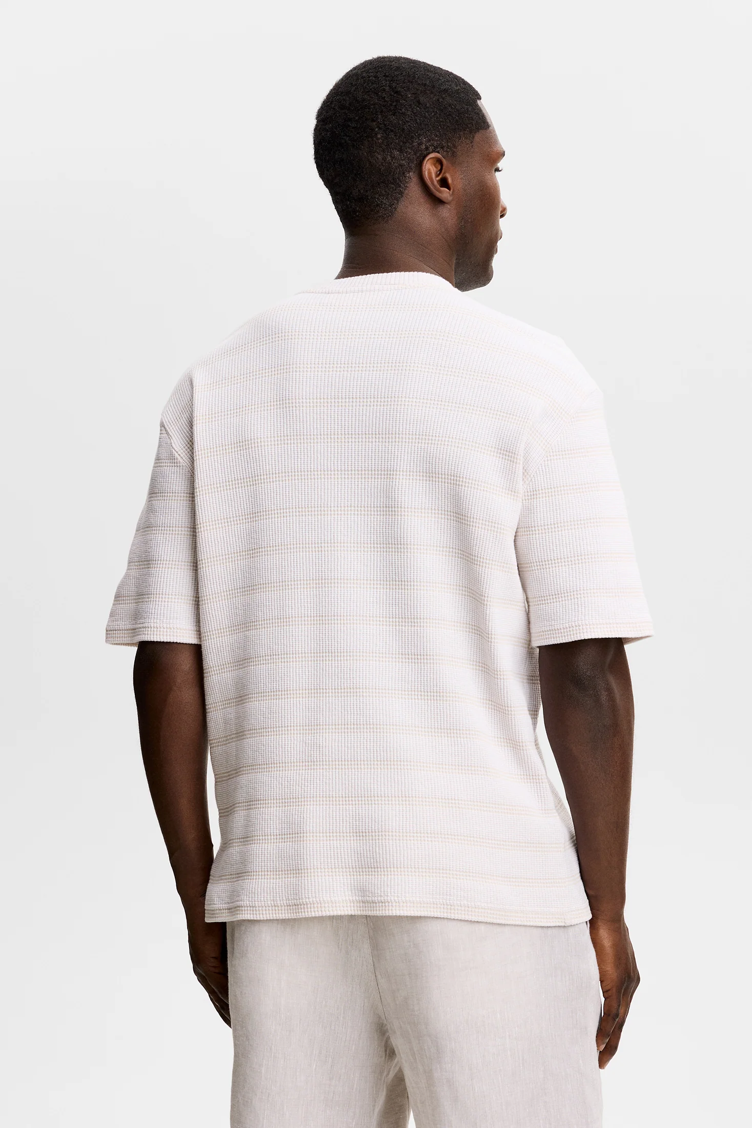 Jose Jacquard T-shirt / Moonbeam - Image 3