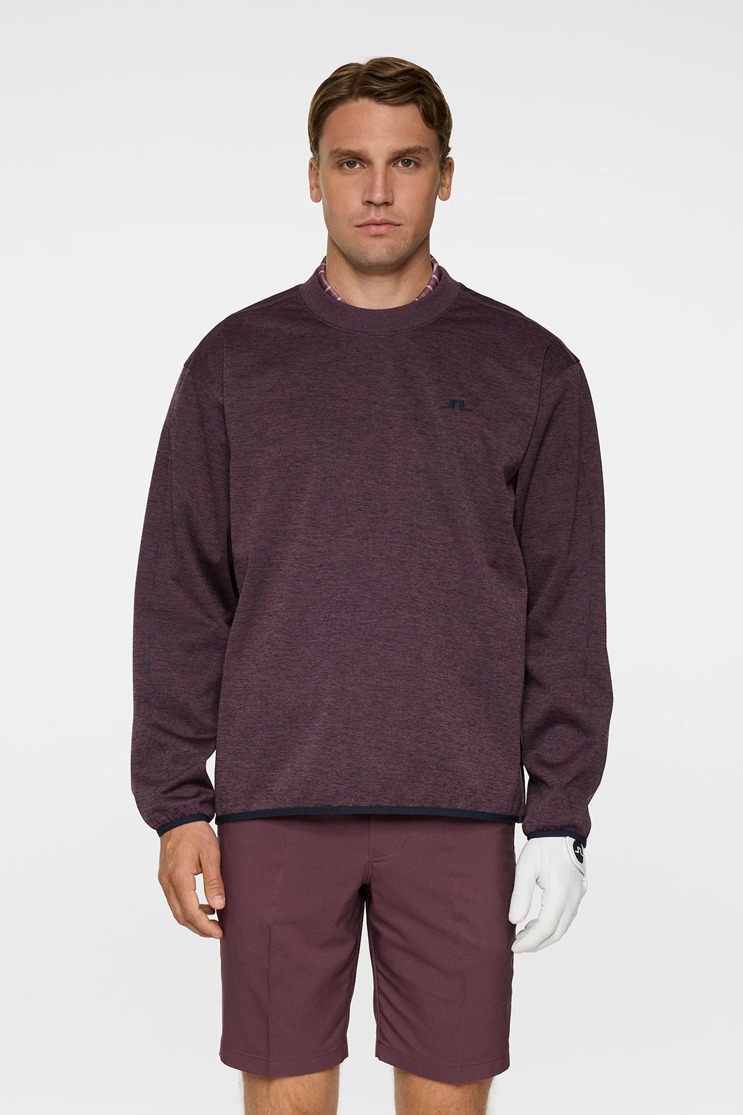 Jose Windblock Crew Neck / Huckleberry melange - Image 2