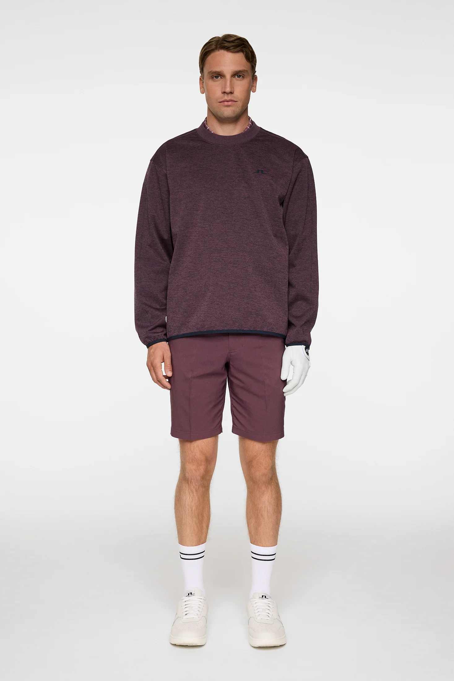 Jose Windblock Crew Neck / Huckleberry melange - Image 4
