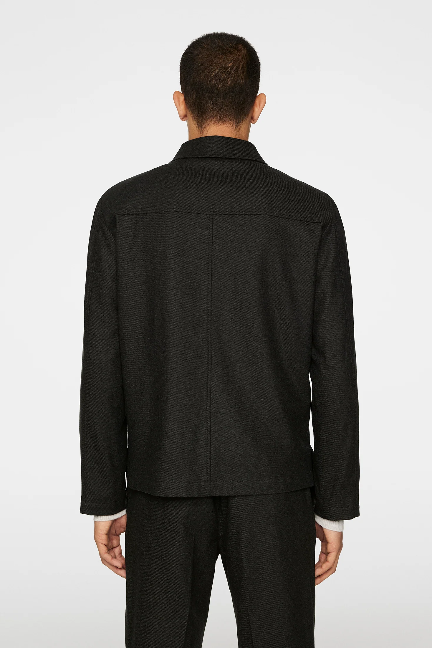 Julius Cash Flannel Overshirt / Forest Green - Image 3