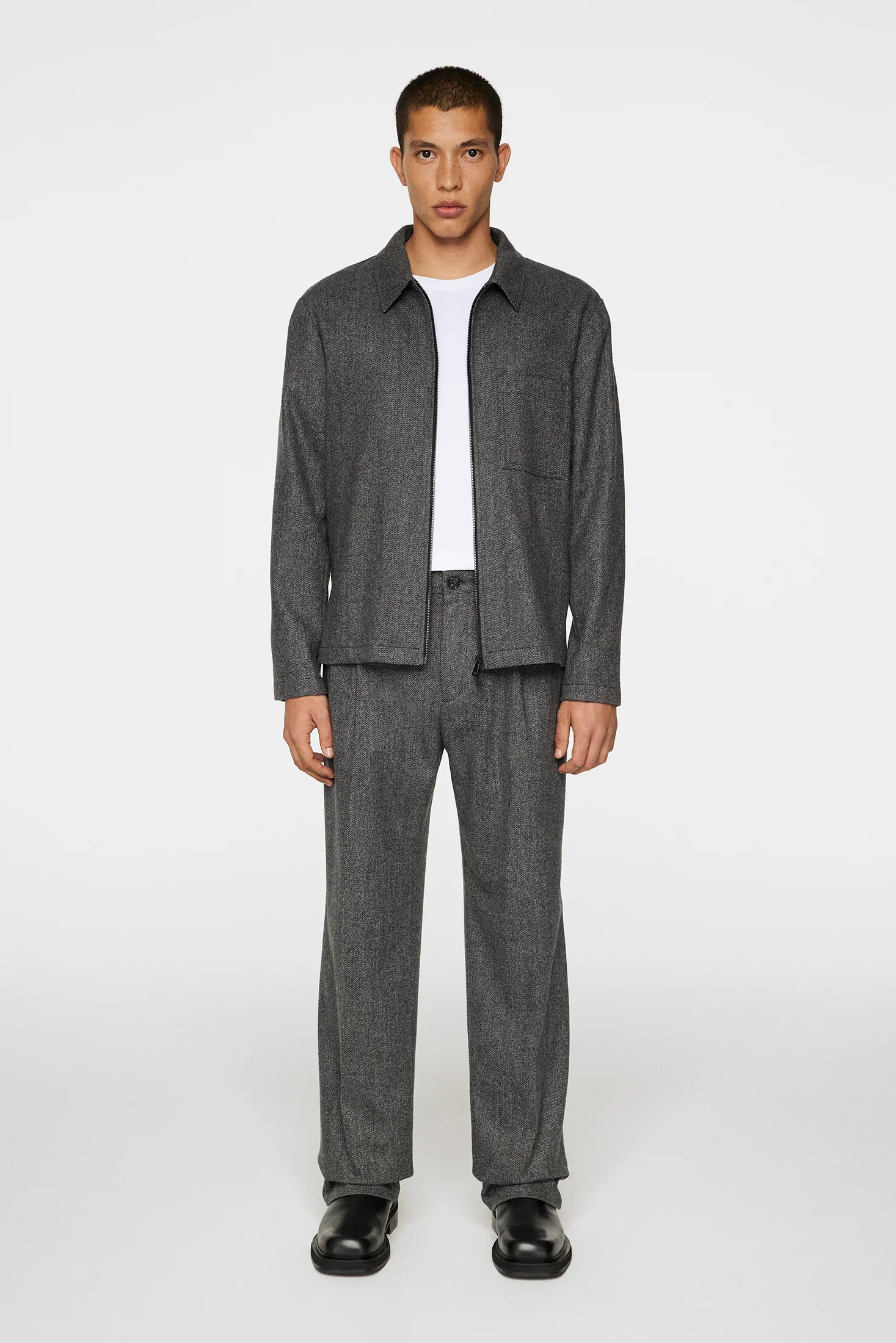 Julius Cash Flannel Overshirt / Night Owl - Image 4