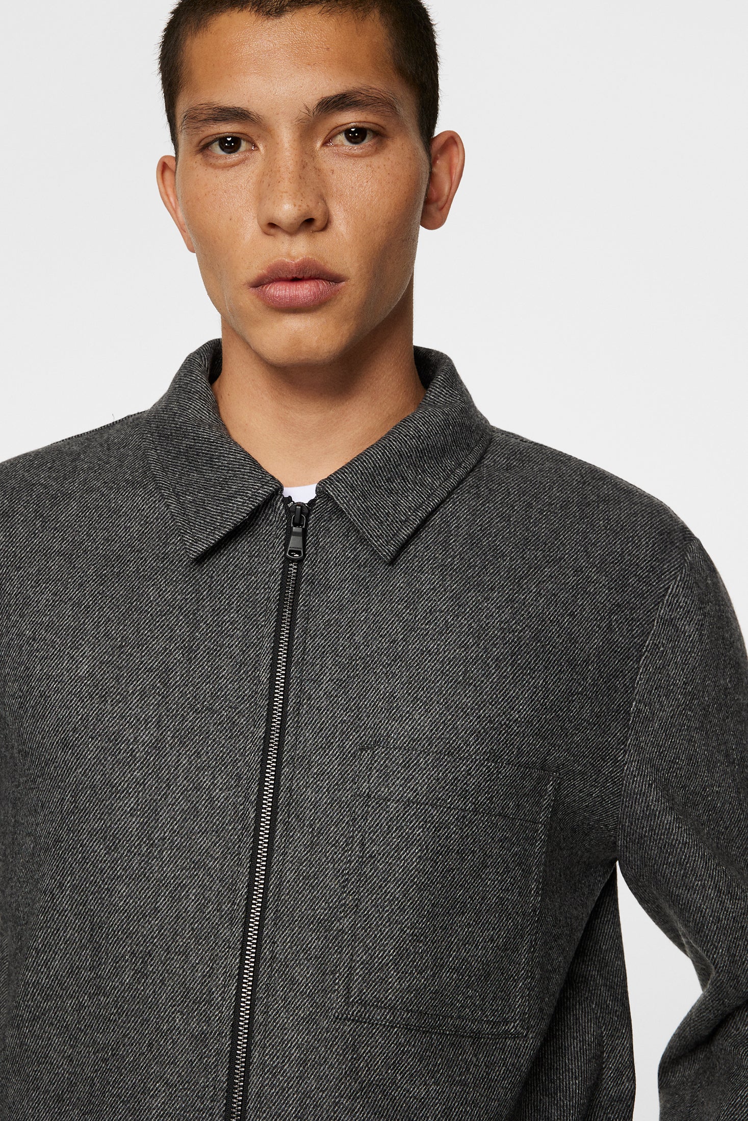 Julius Cash Flannel Overshirt / Night Owl - Image 5