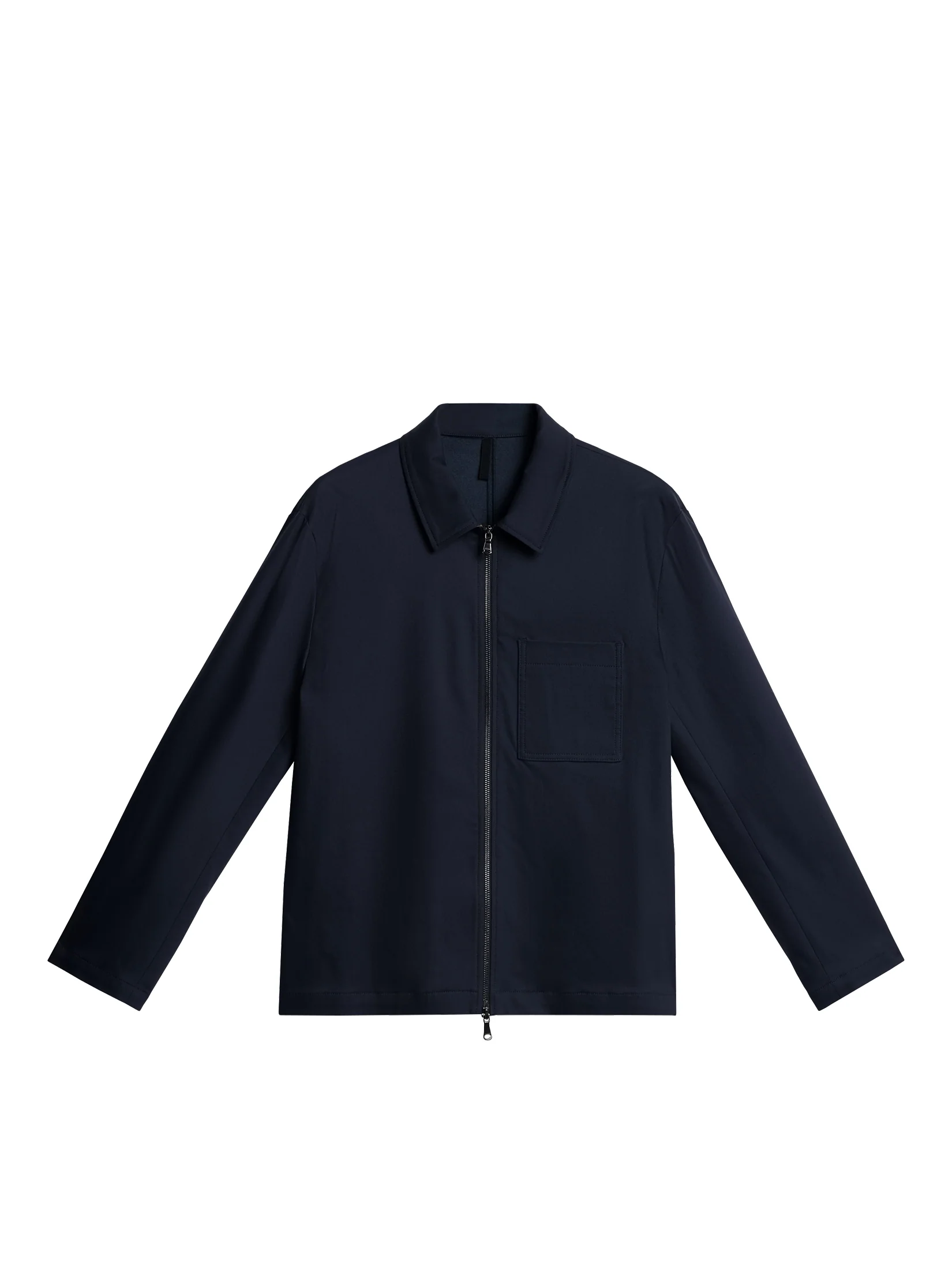 Julius Cotton Twill Overshirt / JL Navy