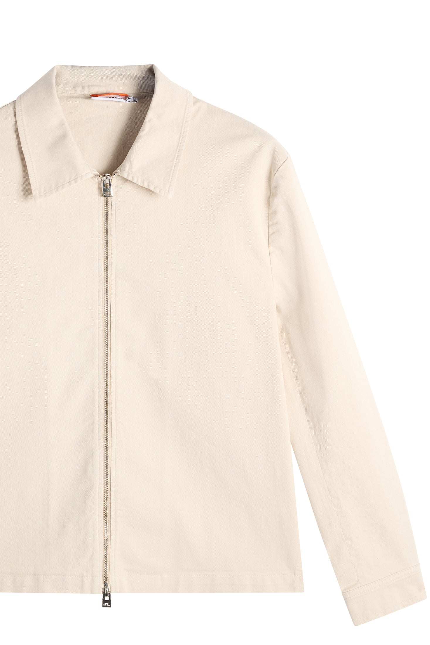 Julius Cotton Twill Overshirt / Moonbeam - Image 6