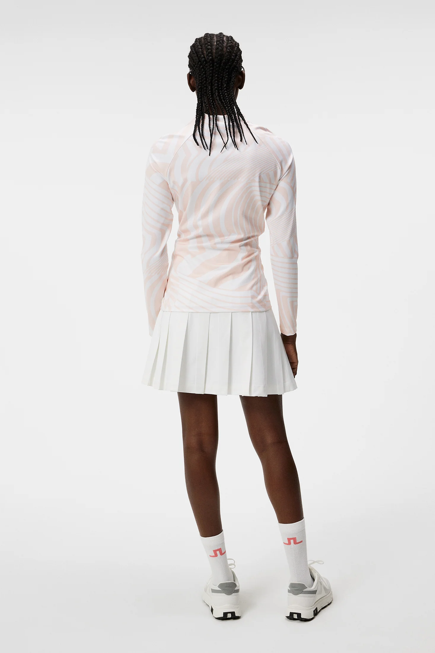 June Print Mid Layer / Dazzle Wave Rose - Image 3