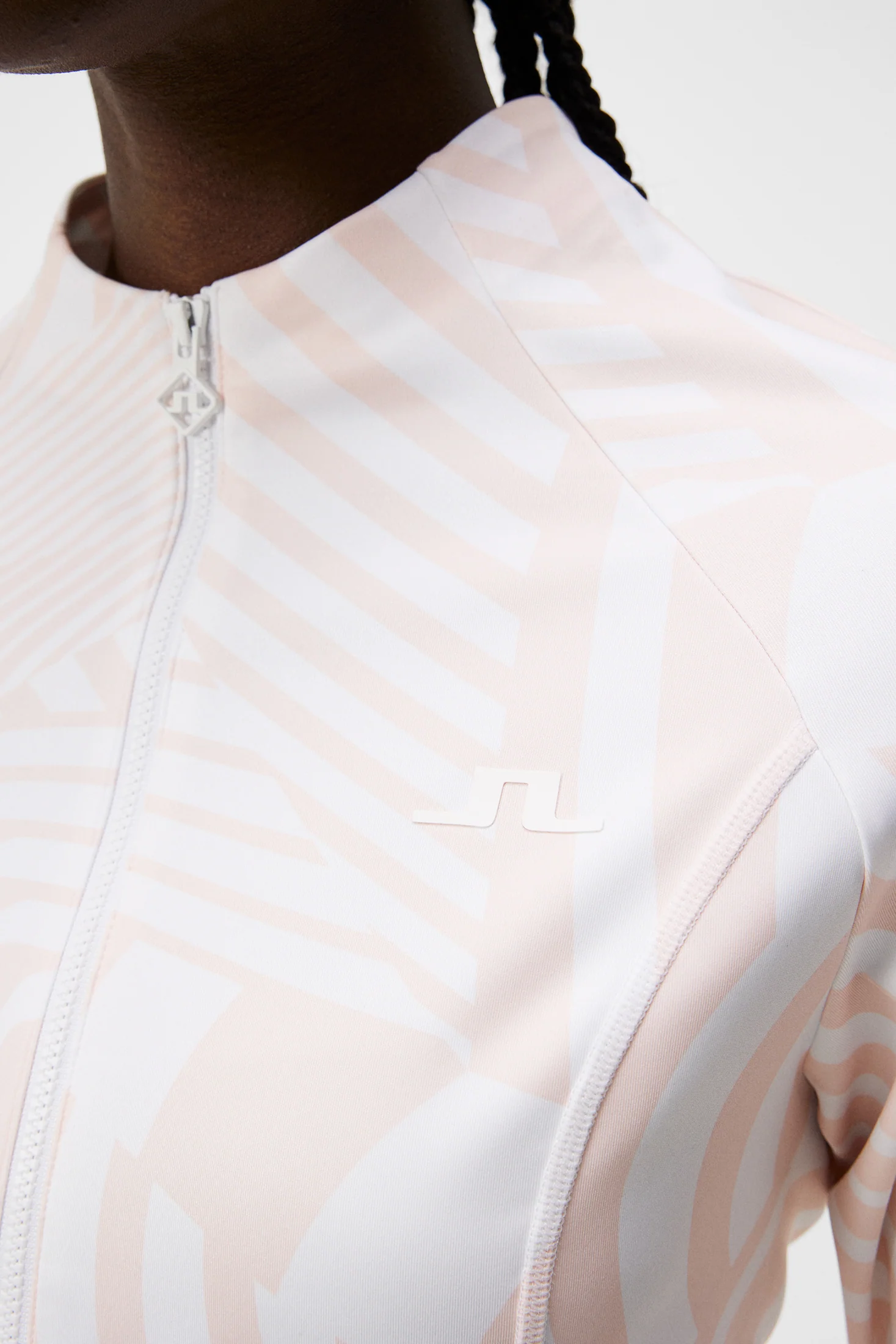June Print Mid Layer / Dazzle Wave Rose - Image 6