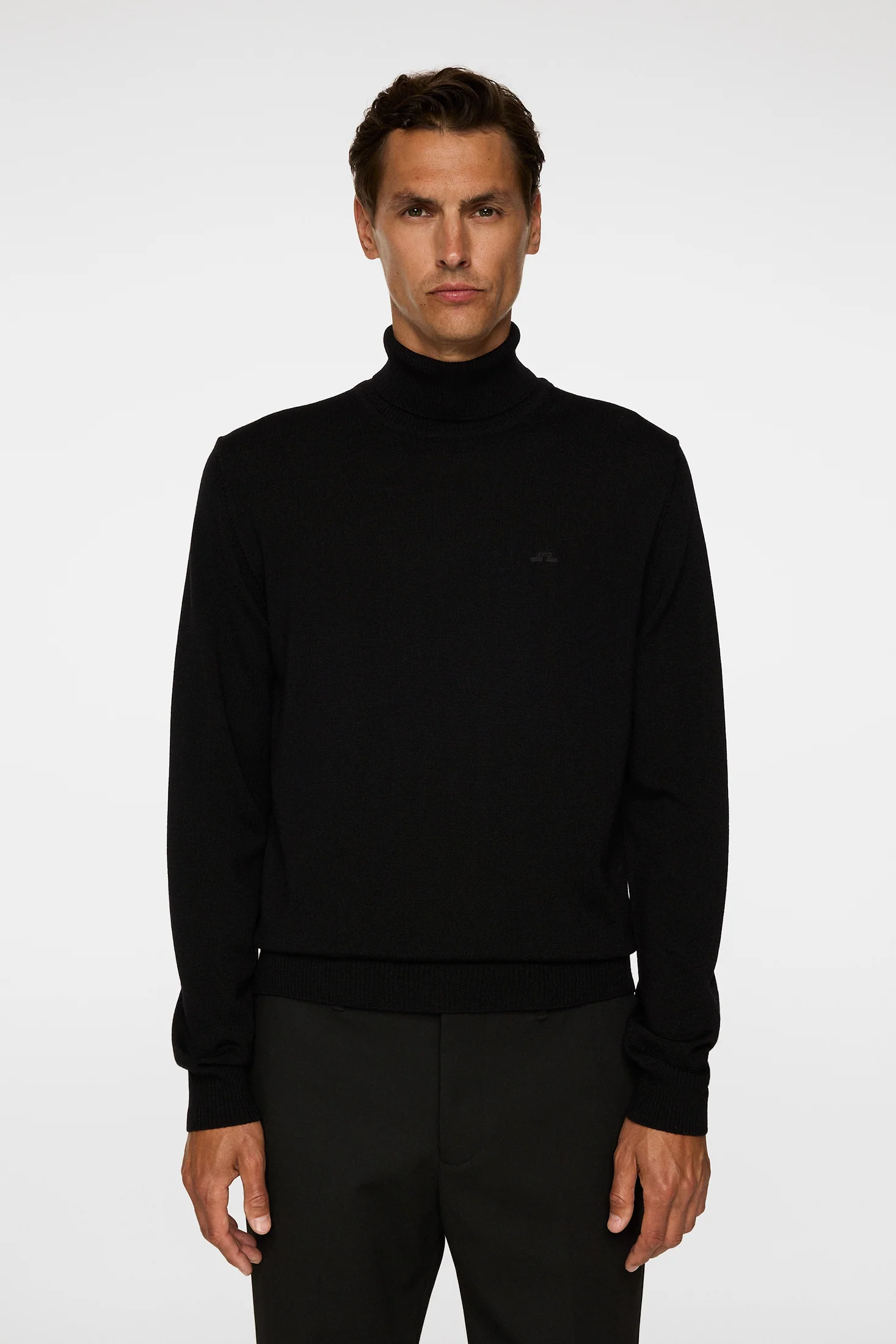 Kaden Merino Turtle Neck / Black - Image 2