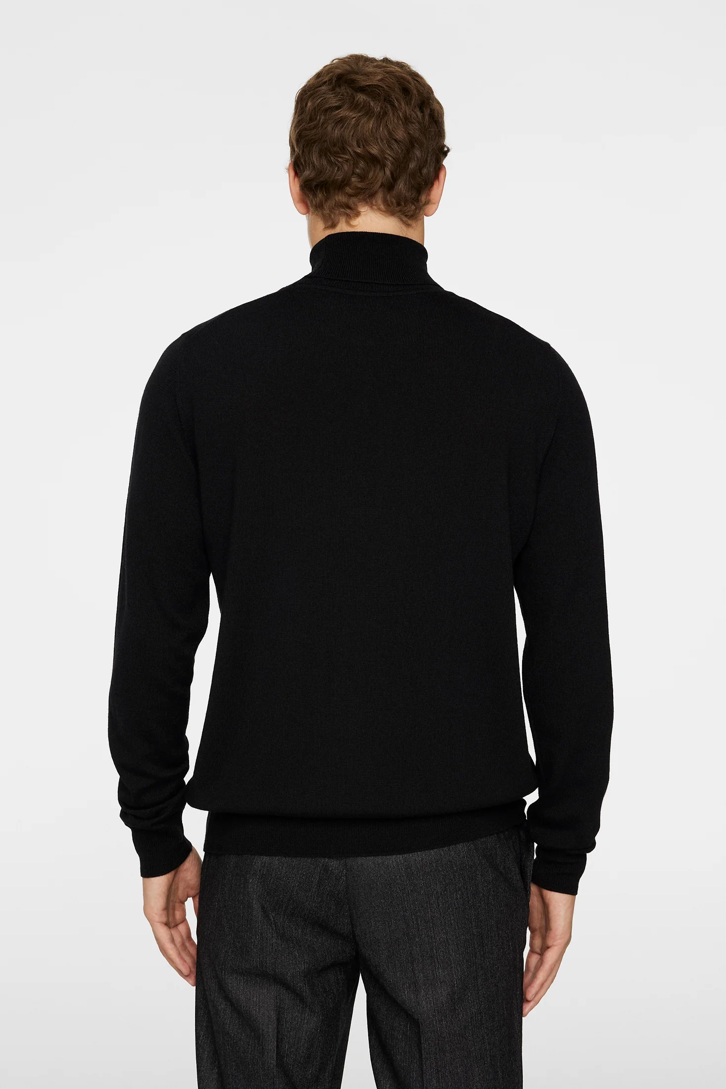 Kaden Merino Turtleneck / Black - Image 3