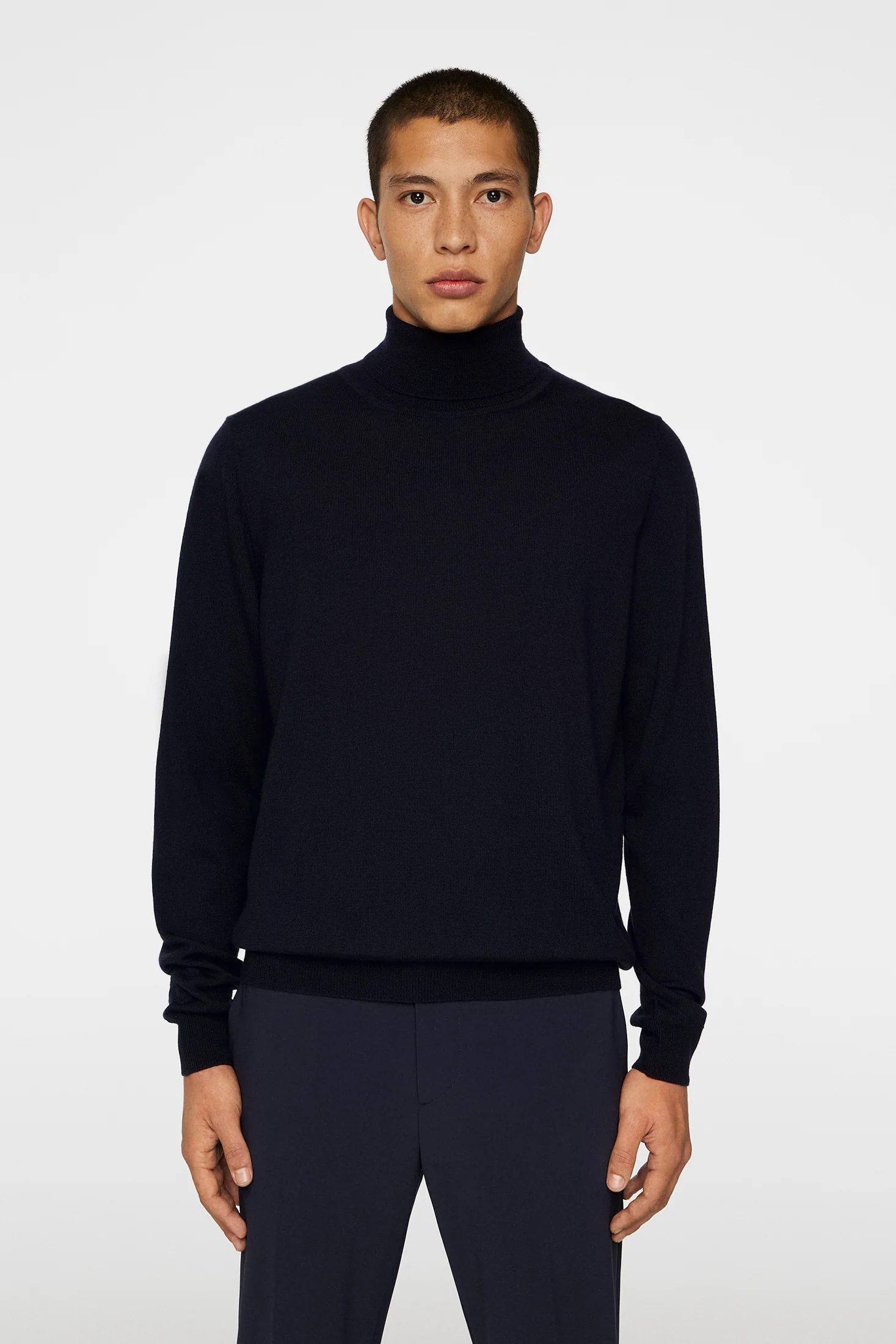 Kaden Merino Turtleneck / JL Navy - Image 2