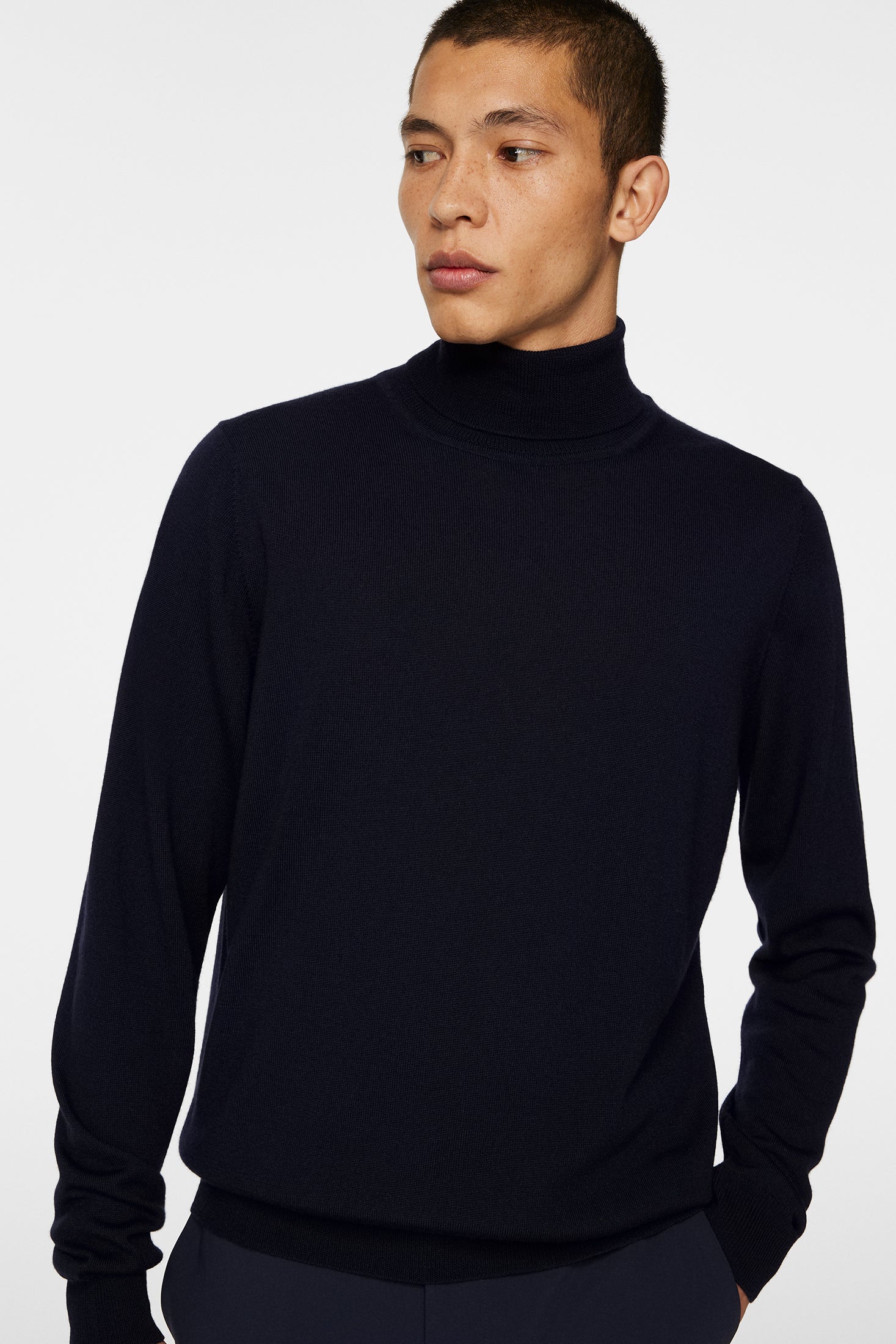 Kaden Merino Turtleneck / JL Navy - Image 5