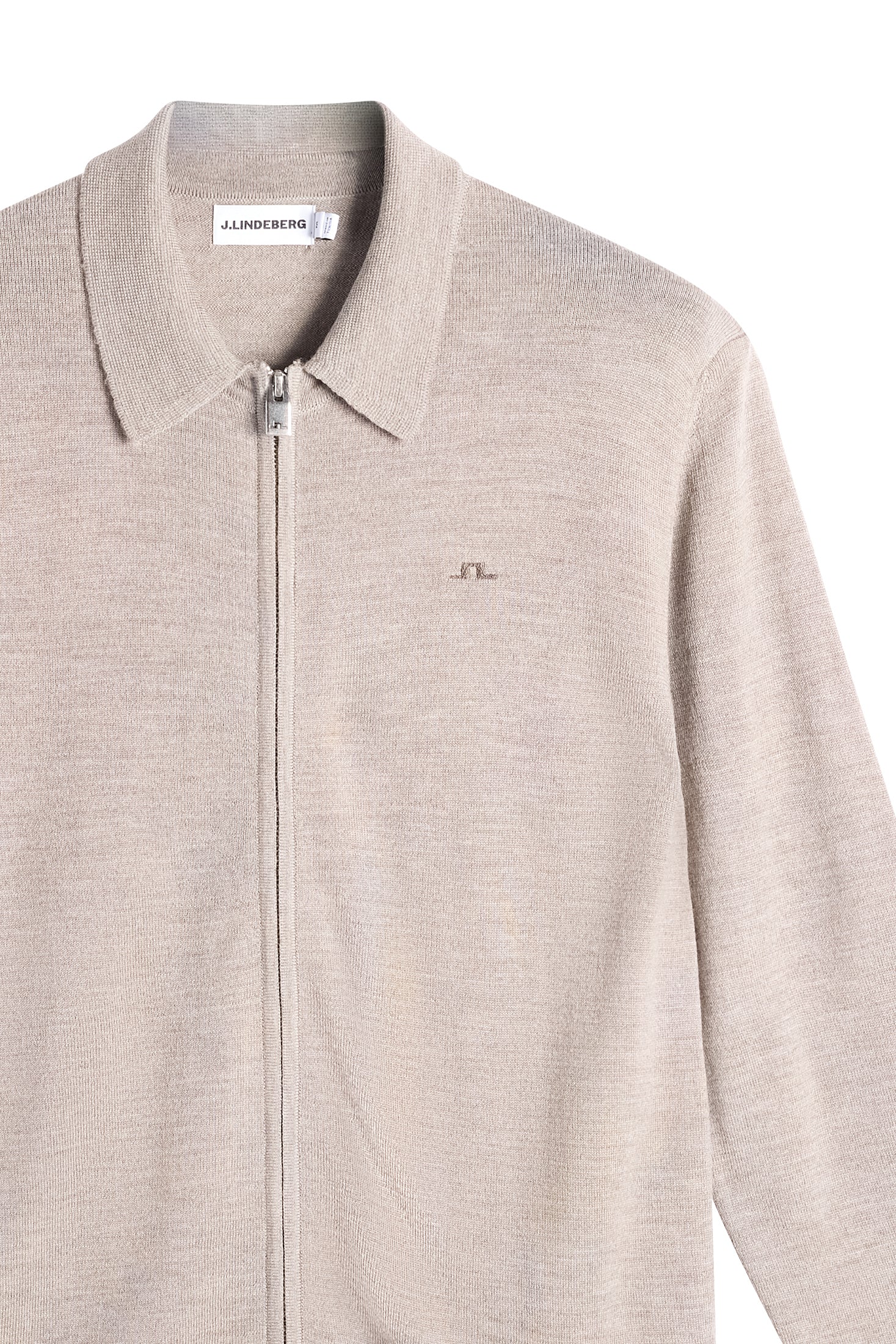 Kaleb Merino Cardigan / Brindle Melange - Image 6