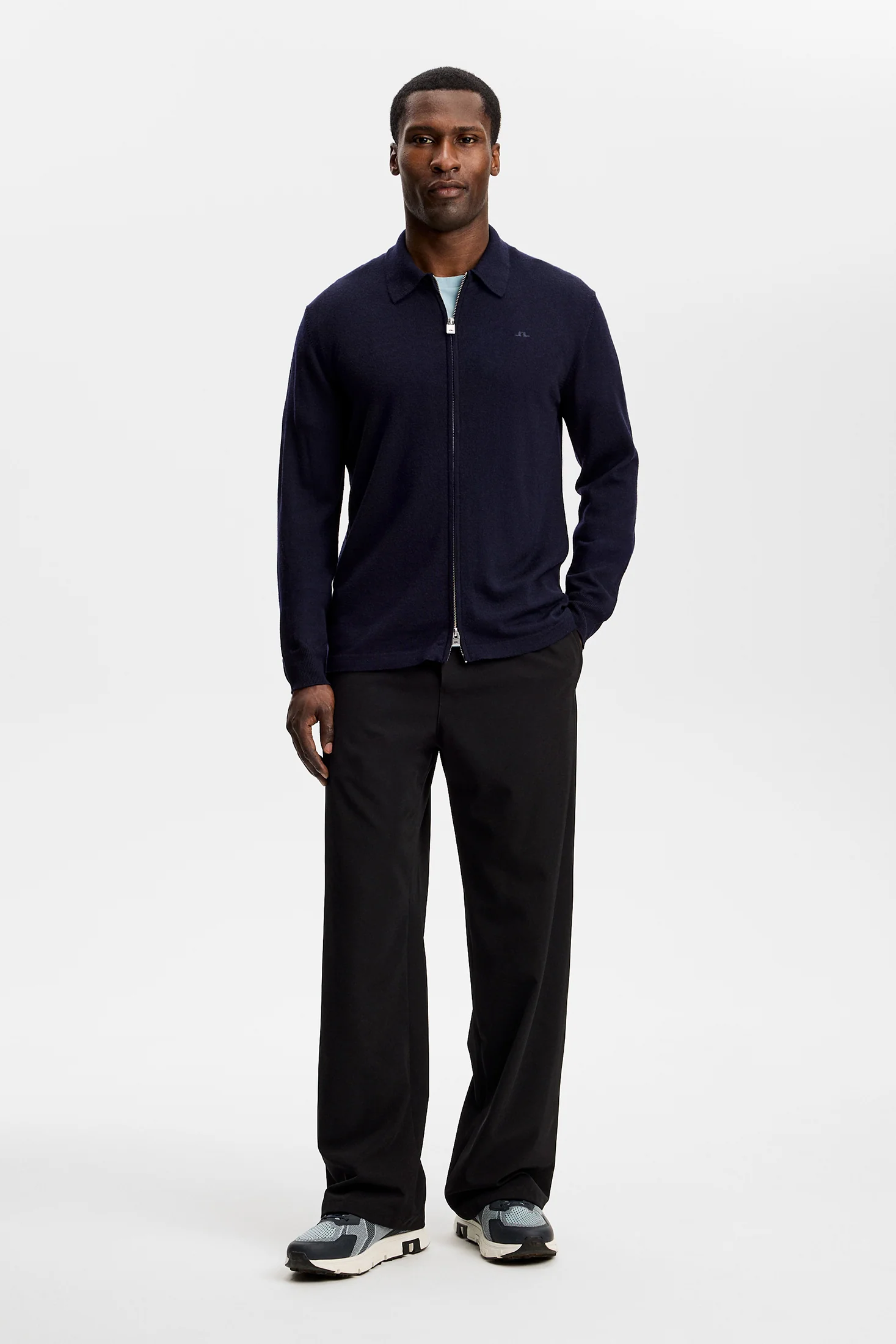 Kaleb Merino Cardigan / JL Navy - Image 4