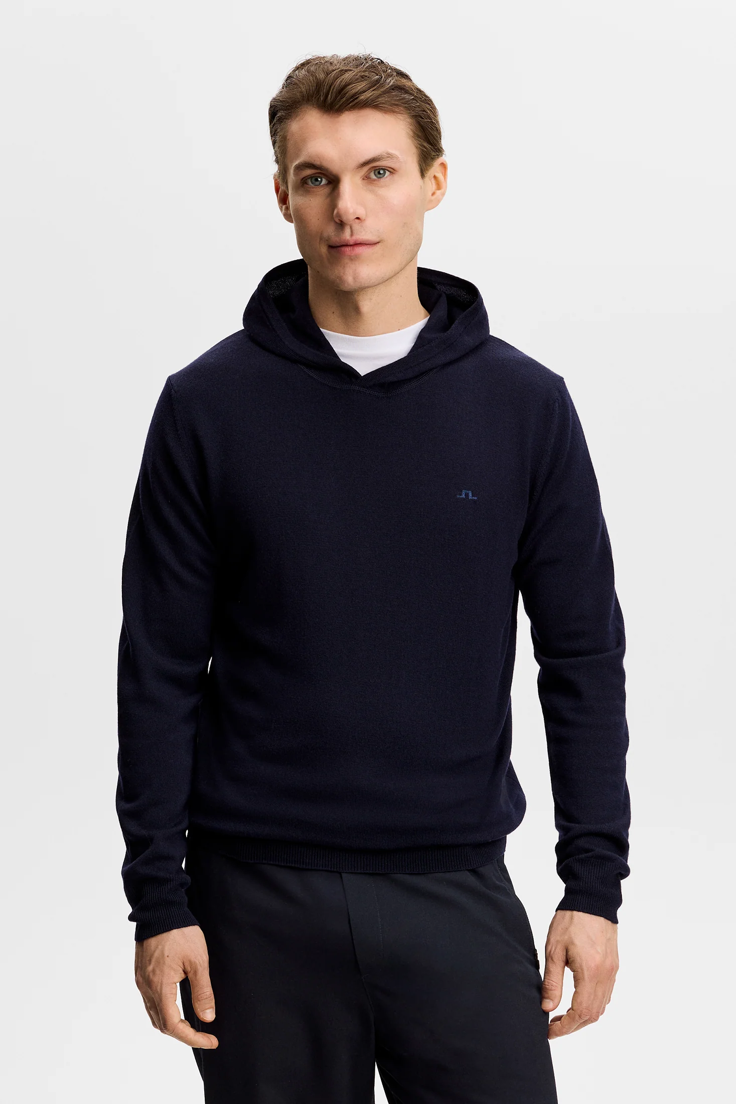 Karl Merino Hoodie / JL Navy - Image 3