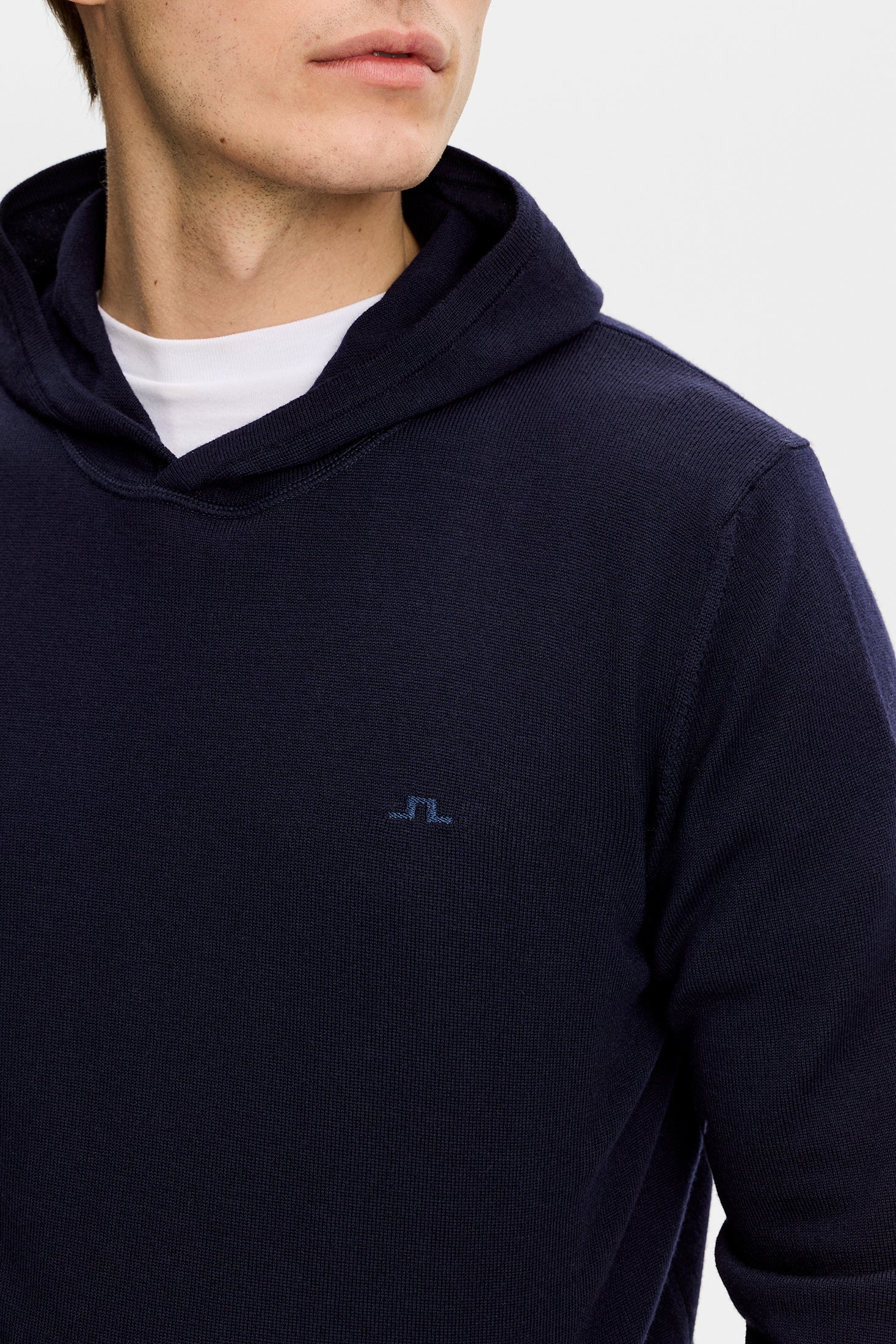 Karl Merino Hoodie / JL Navy - Image 6