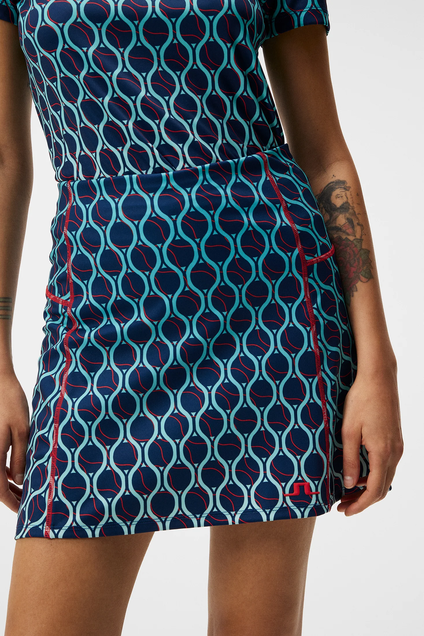 Kayla Skirt Print / Racket Fade Estate - Image 5