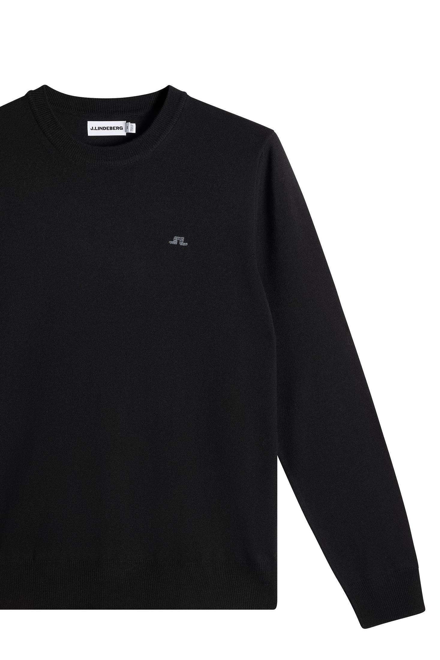 Keane Merino Crew Neck / Black - Image 6