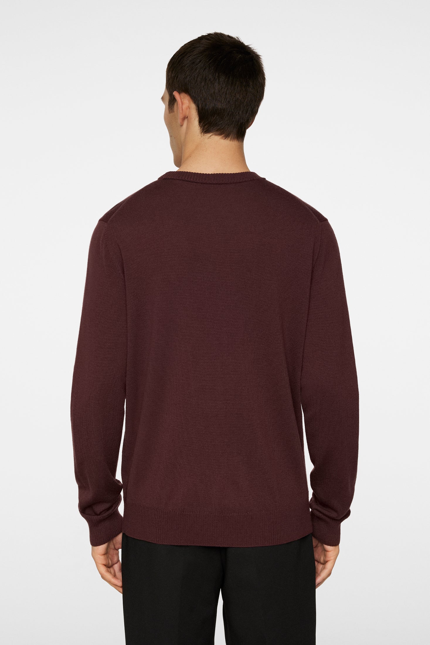 Keane Merino Crew Neck / Huckleberry - Image 3