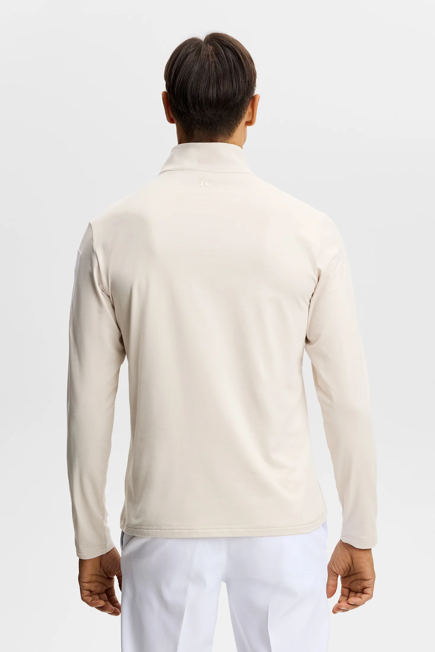 Keaton Quarter Zip Mid Layer / Moonbeam - Image 3