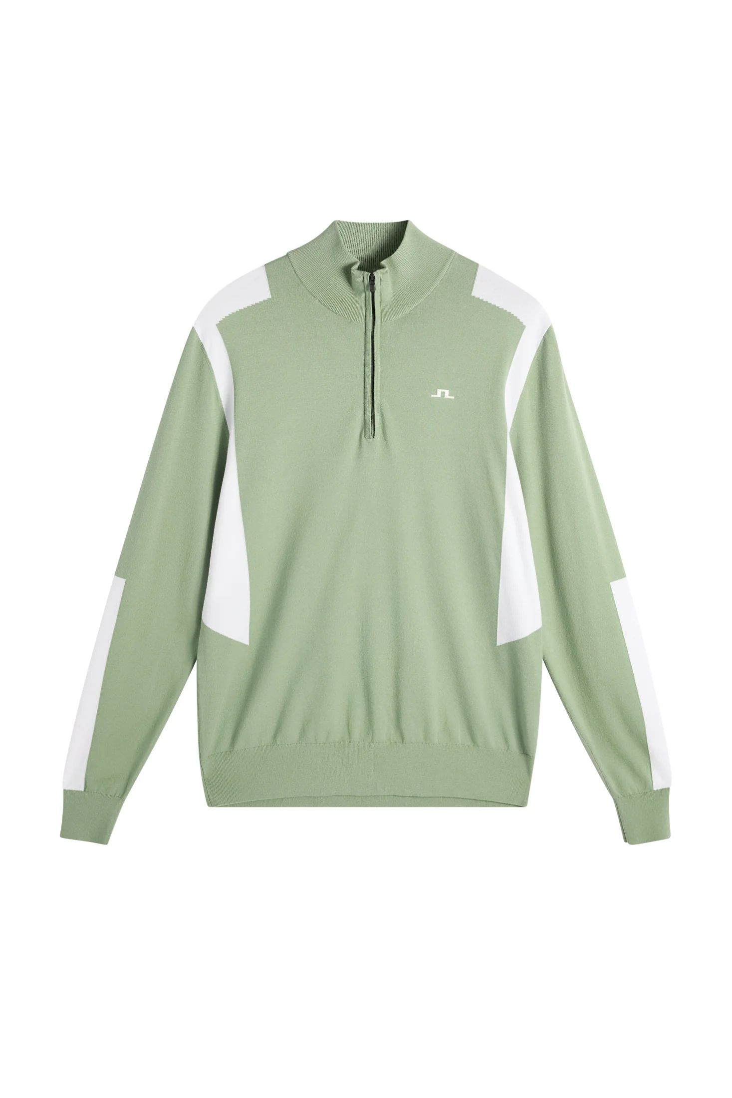 Kendrick Knitted Zip Sweater / Hedge Green