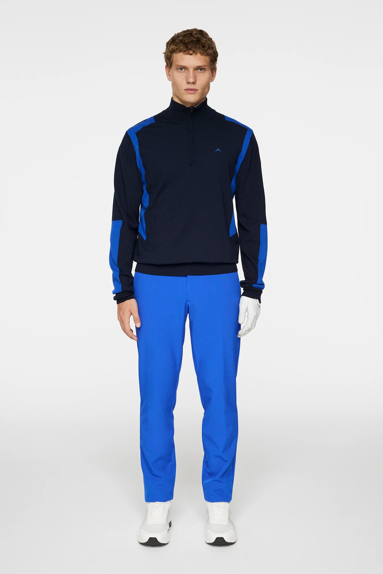 Kendrick Knitted Zip Sweater / JL Navy - Image 4