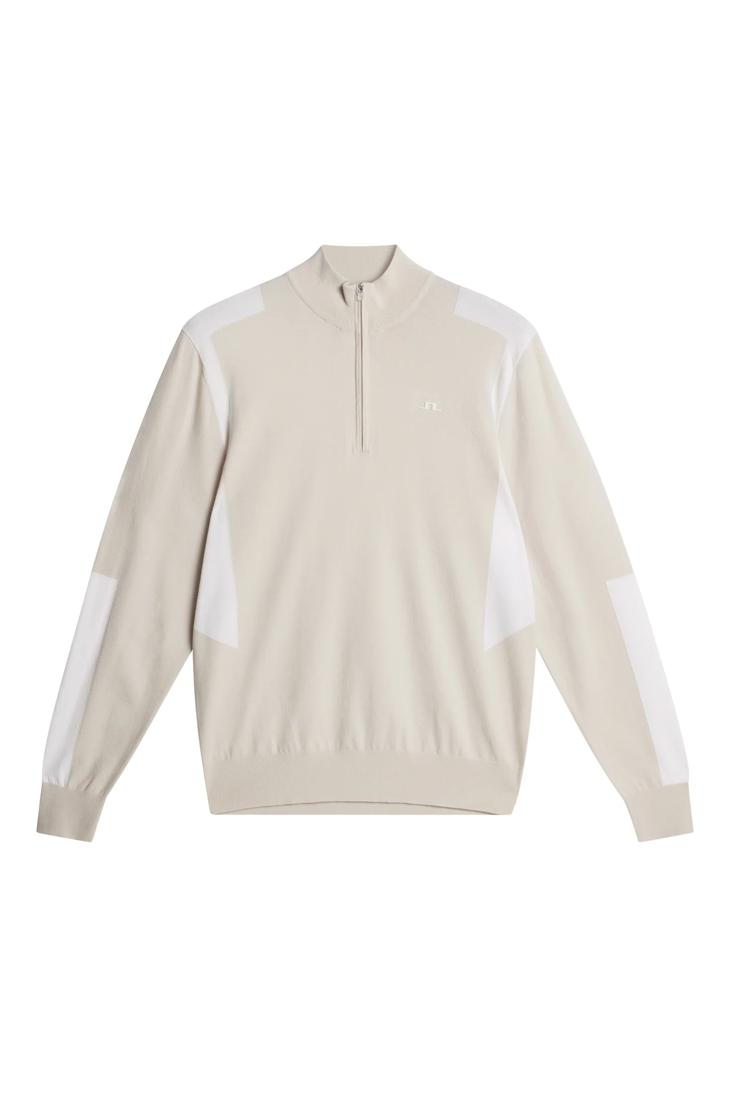 Kendrick Knitted Zip Sweater / Moonbeam